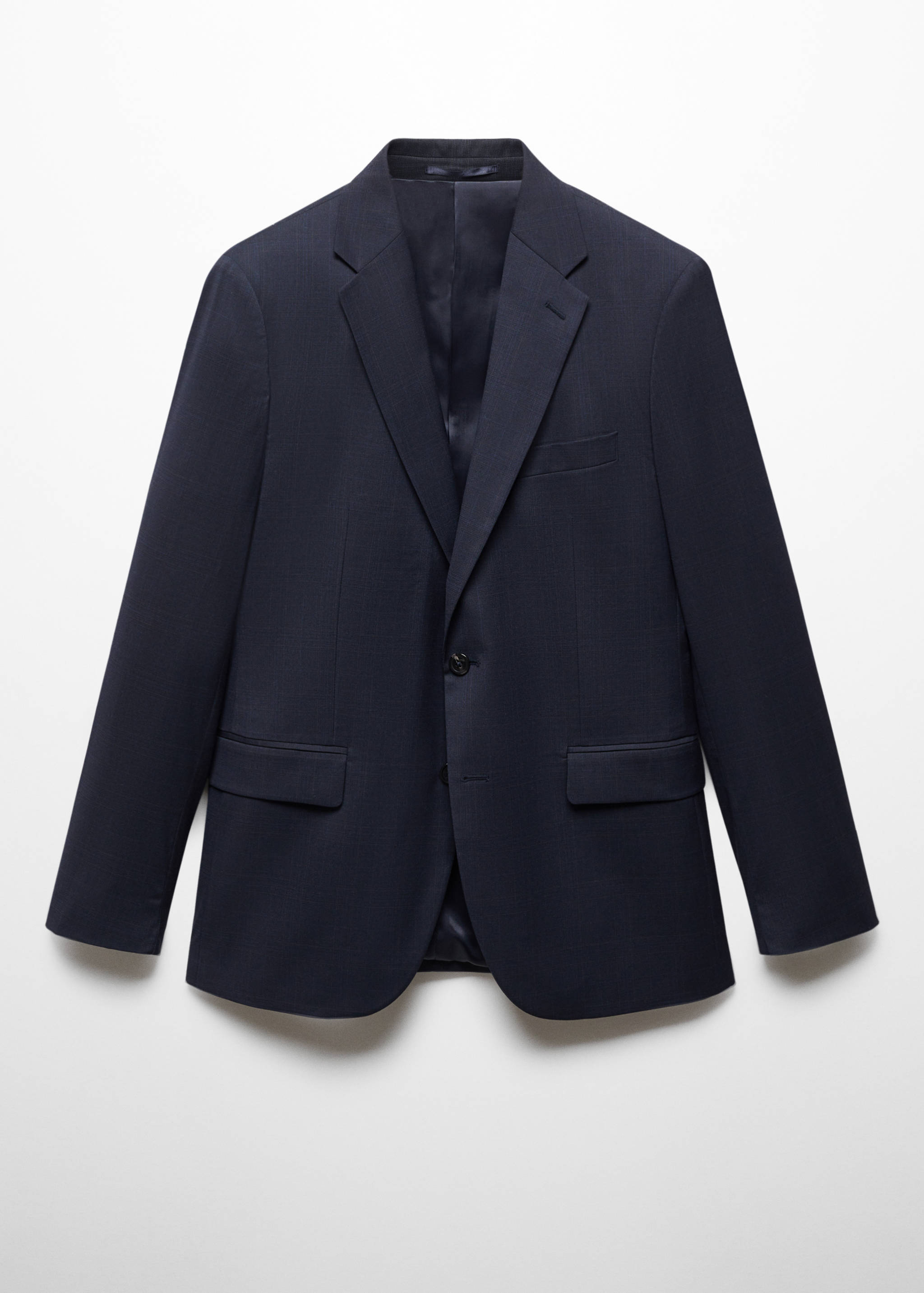Blazer de fato slim fit de tecido comfort stretch - Artigo sem modelo