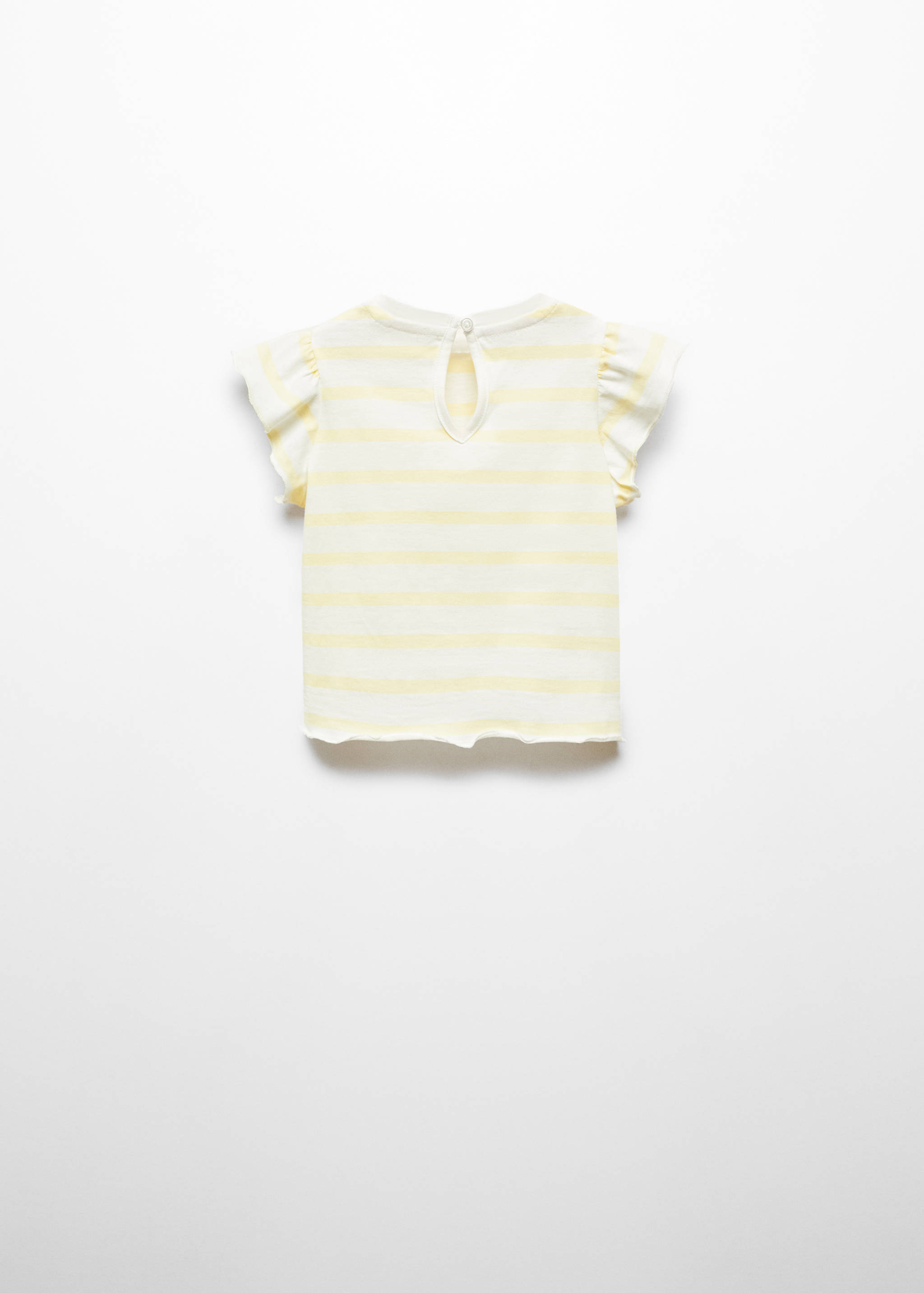Ruffled striped t-shirt - Reverse of the article