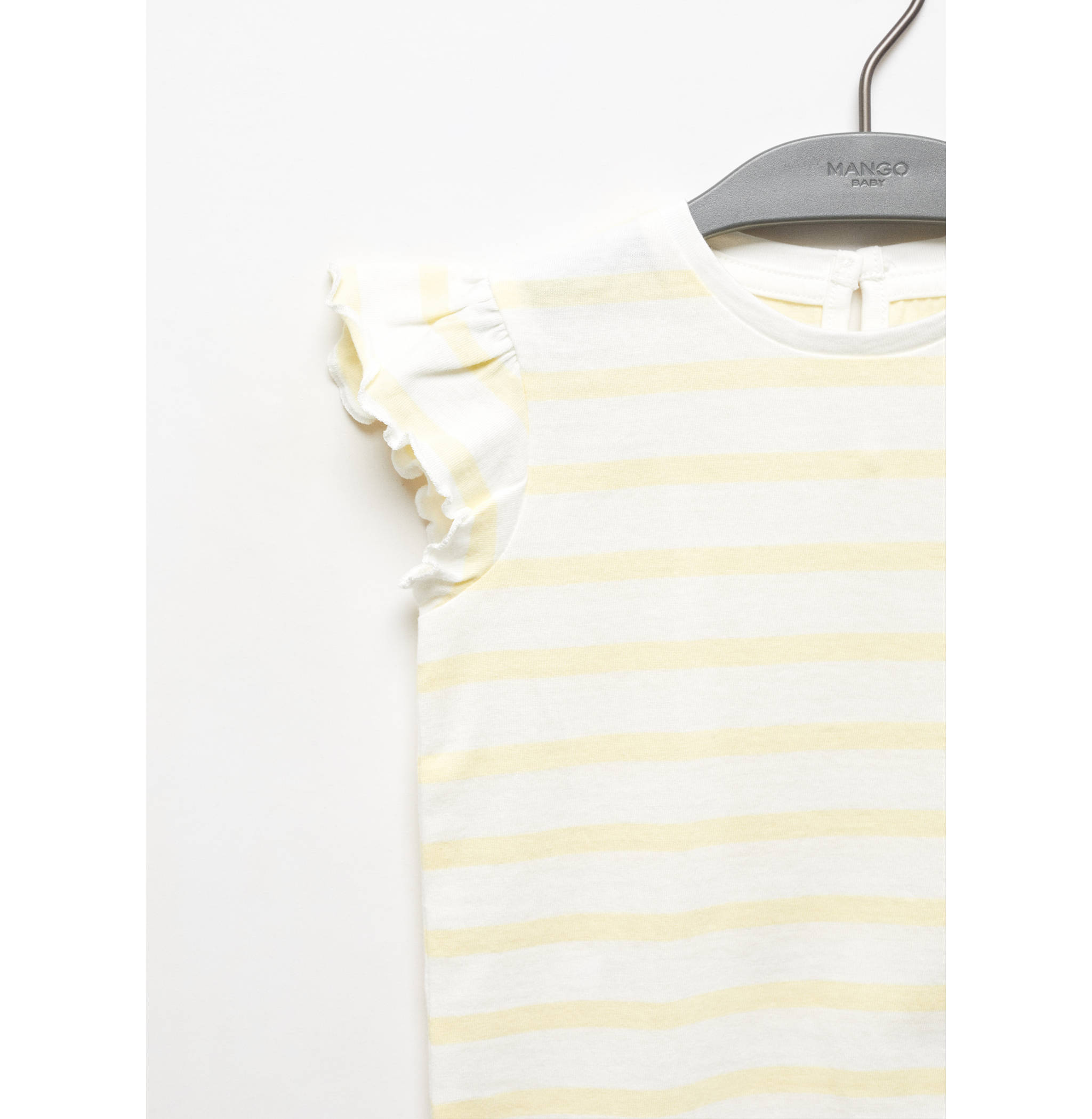Ruffled striped t-shirt - Details of the article 8