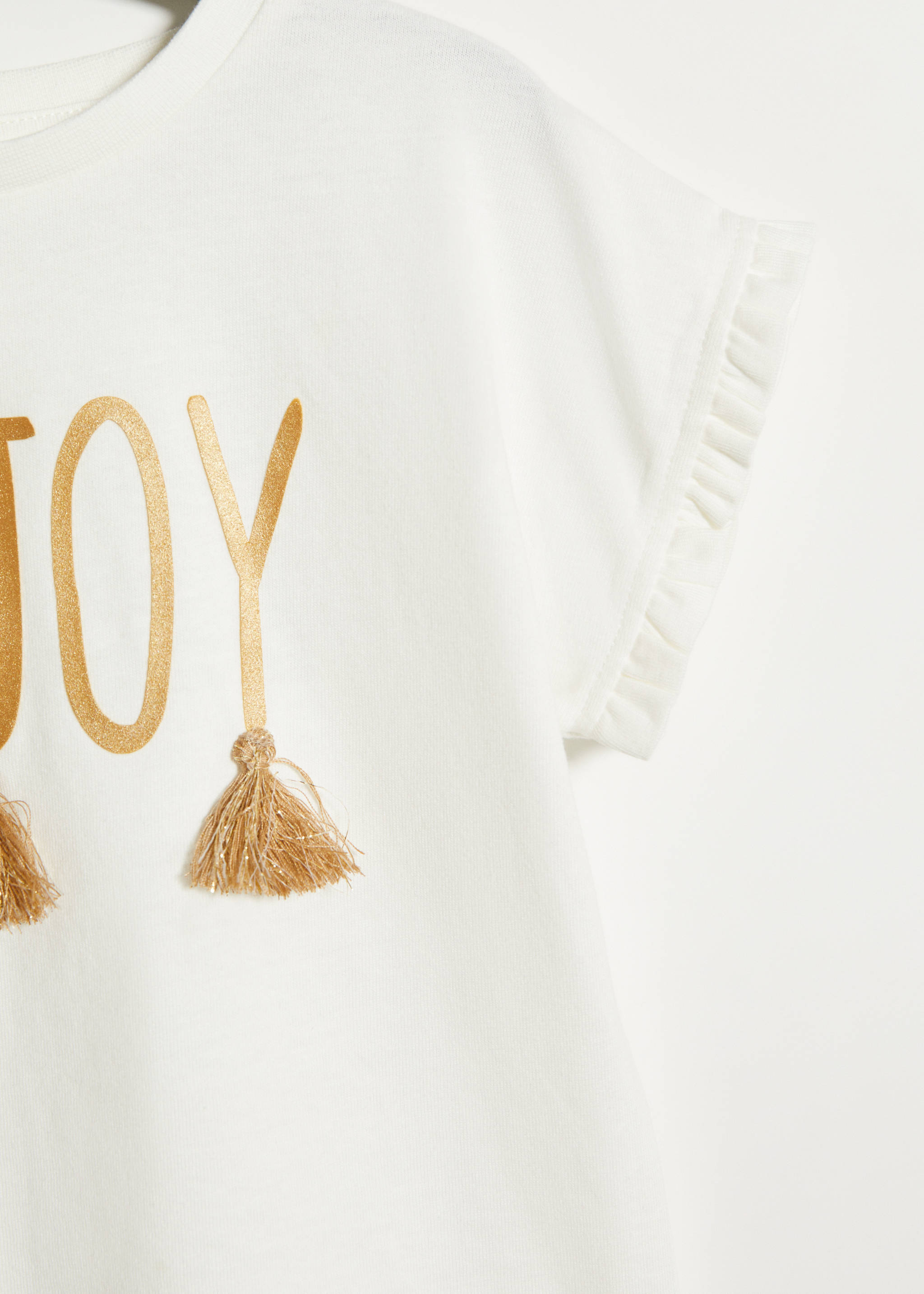 Mönstrad t-shirt med fransar - Detaljer om artikeln 8