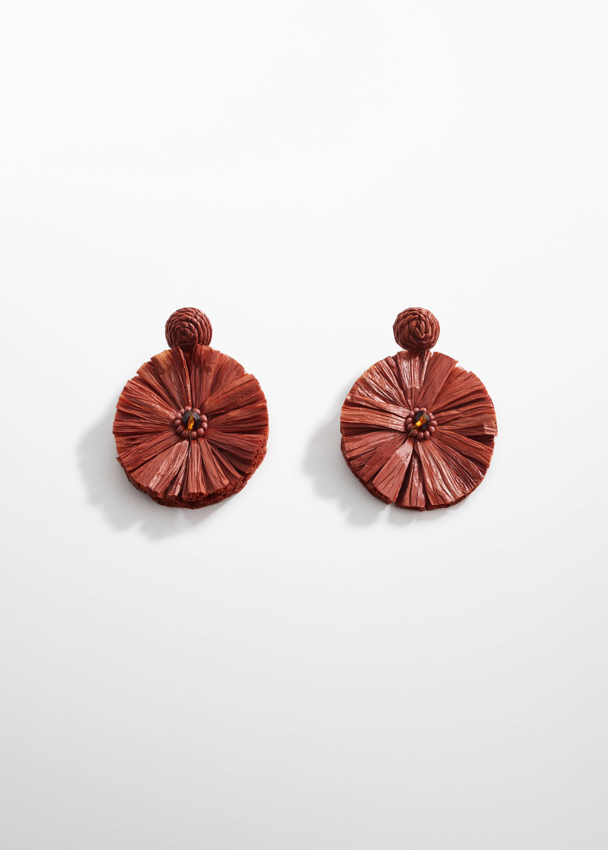 Raffia earrings - Article without model