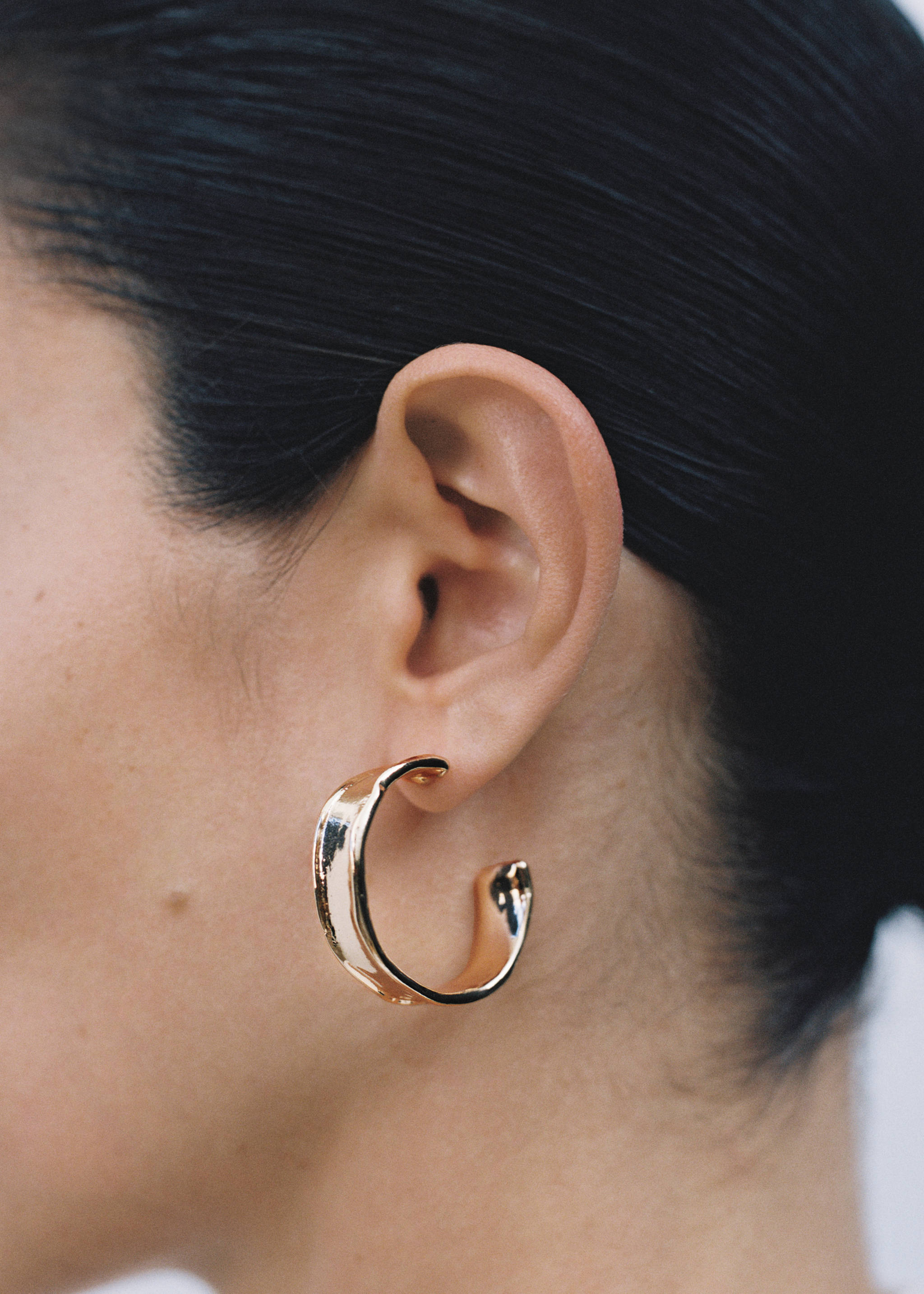 Hoop earrings - General plane, Gold. Ref: 67016020-00.