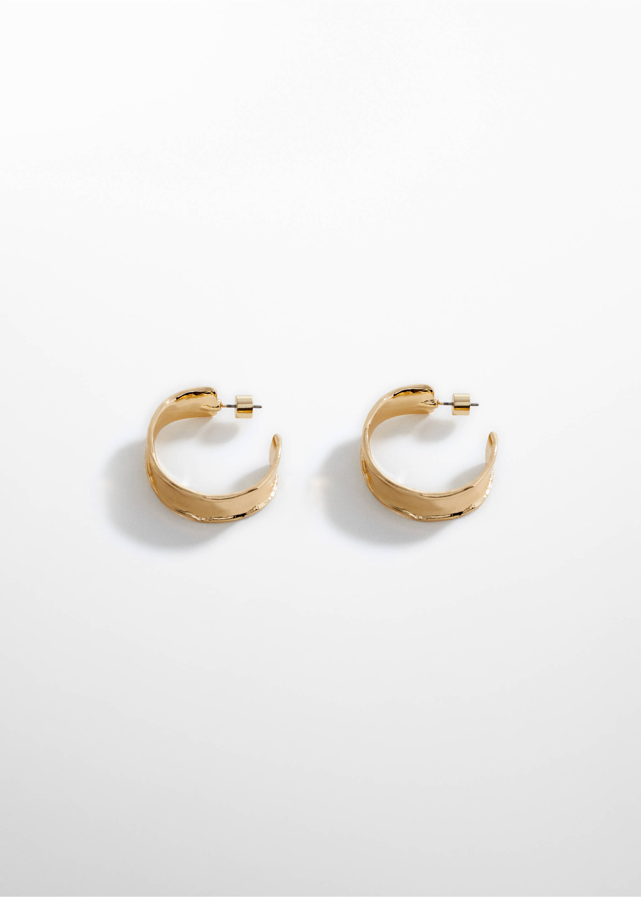 Hoop earrings - Article without model, Gold. Ref: 67016020-00.