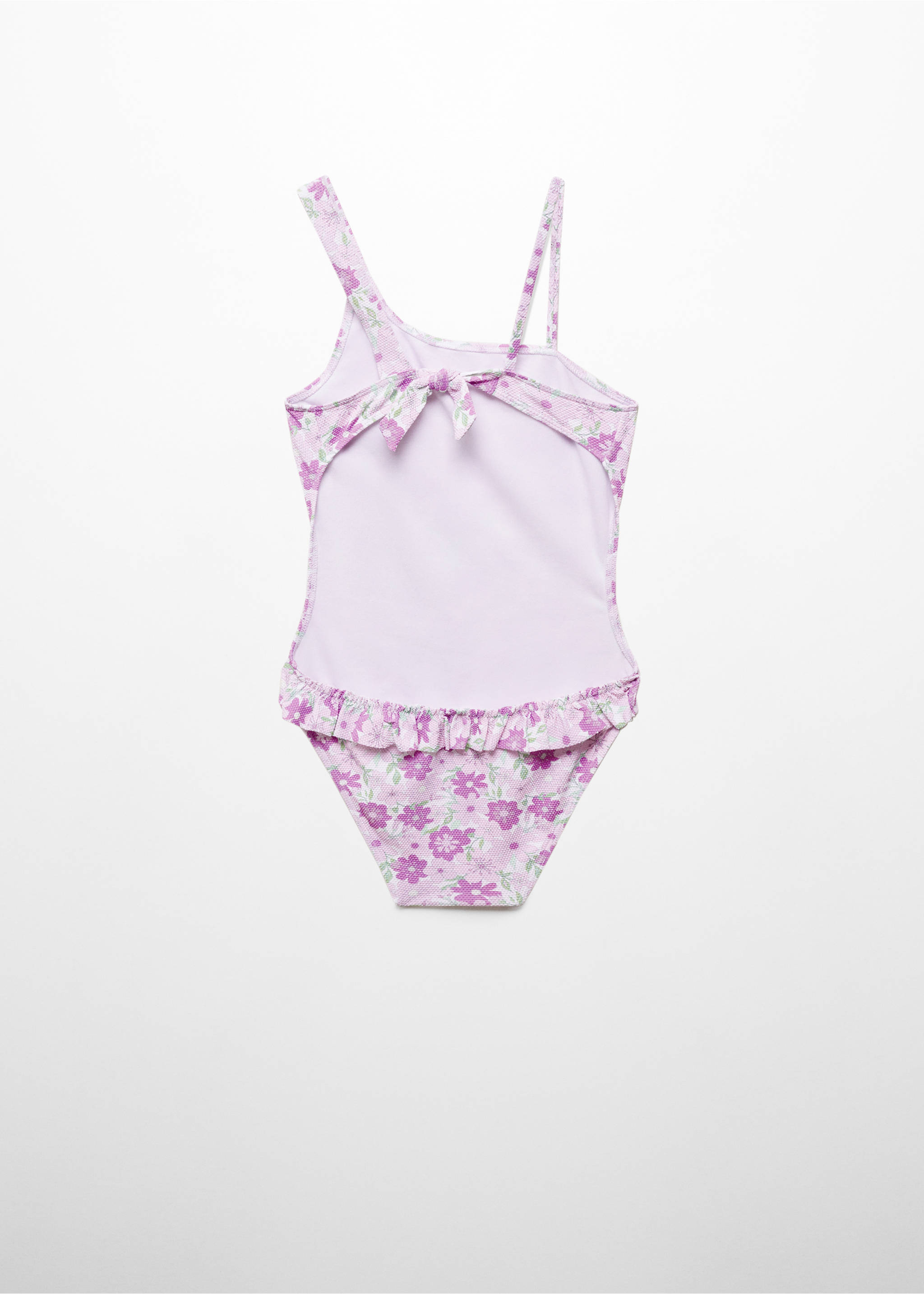 Geblümte Badehose - Rückseite des Artikels, Lavendell. Ref: 67016024-00.