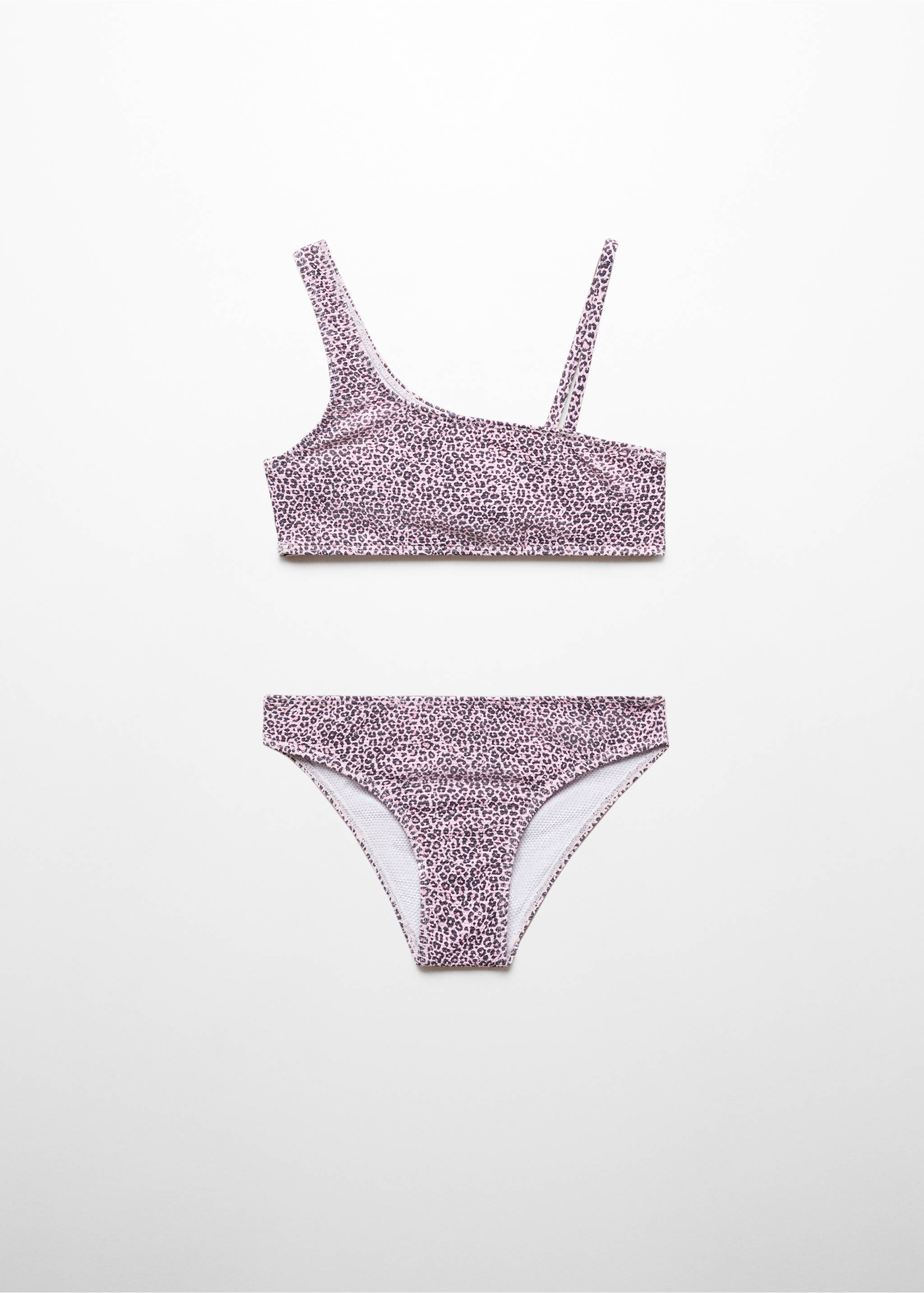 Bikini mit Leo-Print - Artikel ohne Model, Rosa. Ref: 67016025-00.