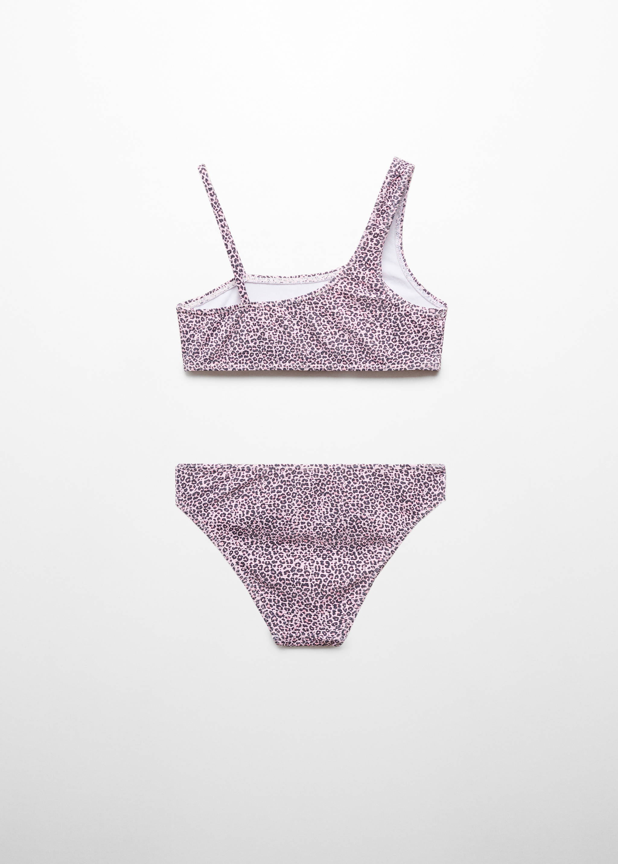 Bikini mit Leo-Print - Rückseite des Artikels