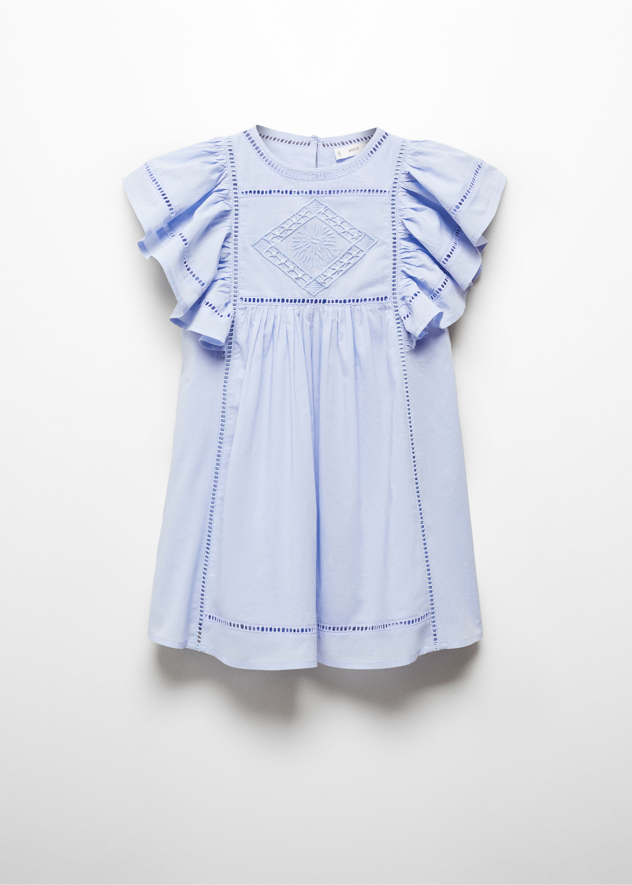 Broderie anglaise Ruffled dress - Article without model