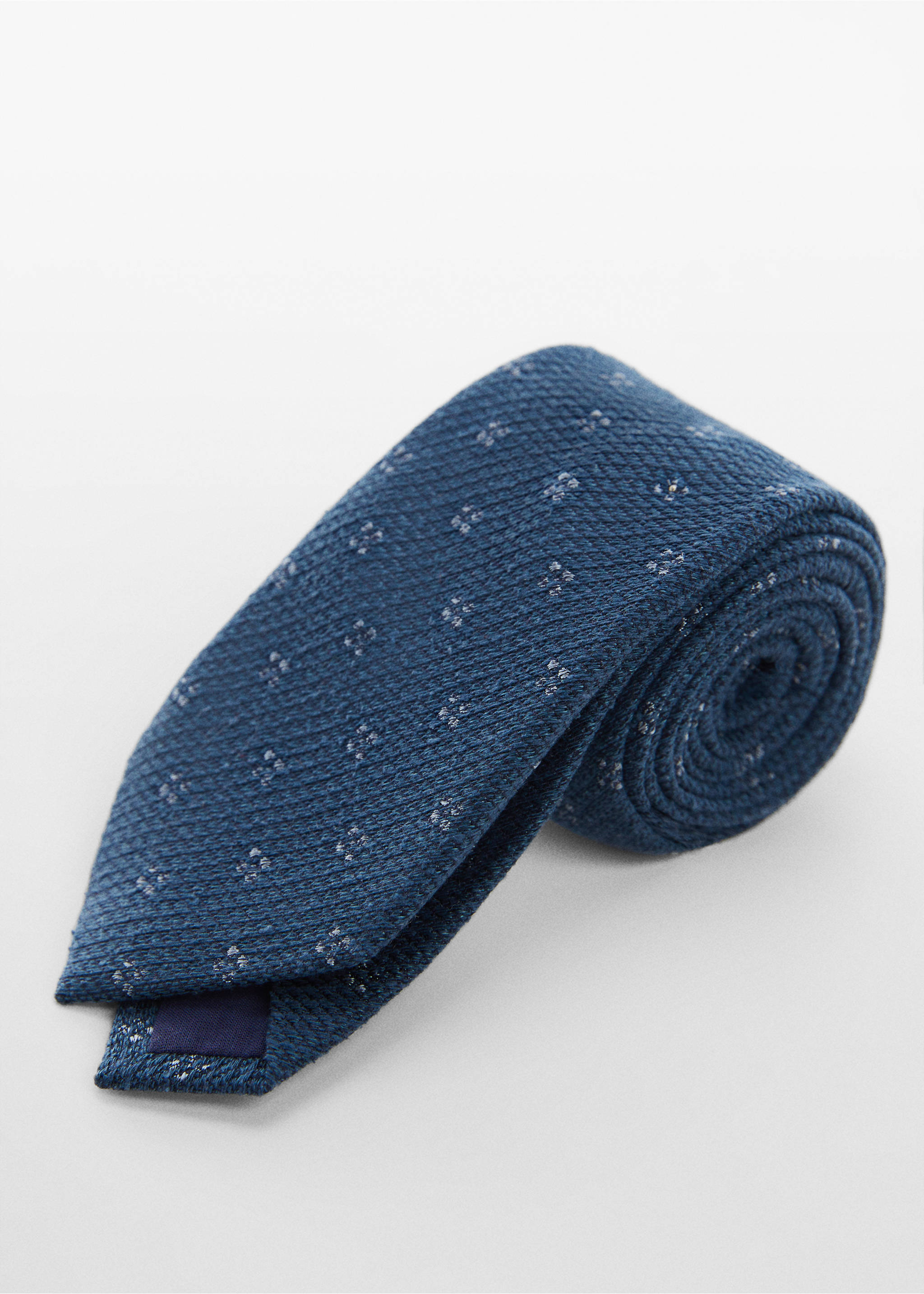 100% structured mulberry silk tie - Medium plane, Dark Navy. Ref: 67016034-00.