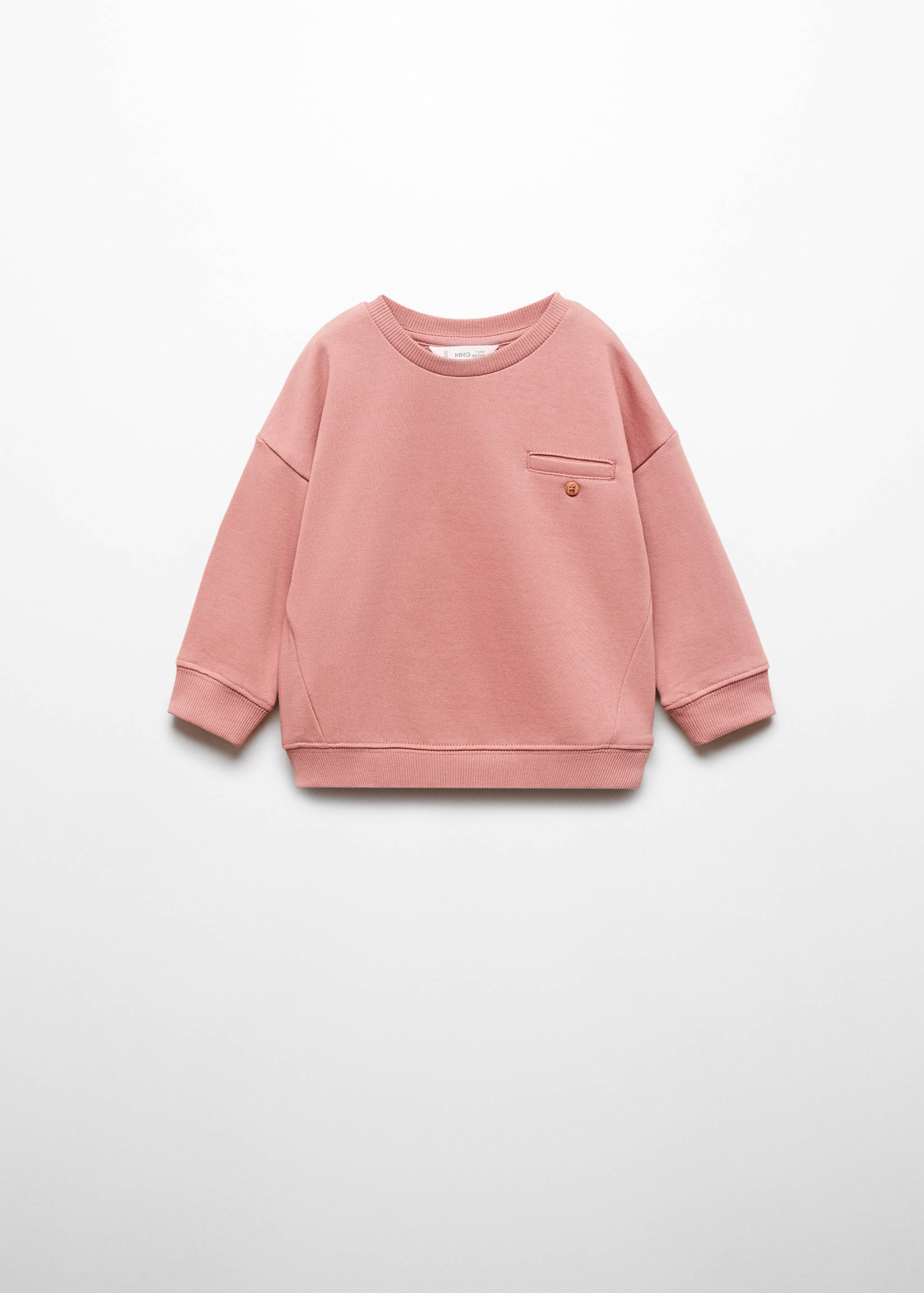 Baumwoll-Sweatshirt mit Tasche - Artikel ohne Model