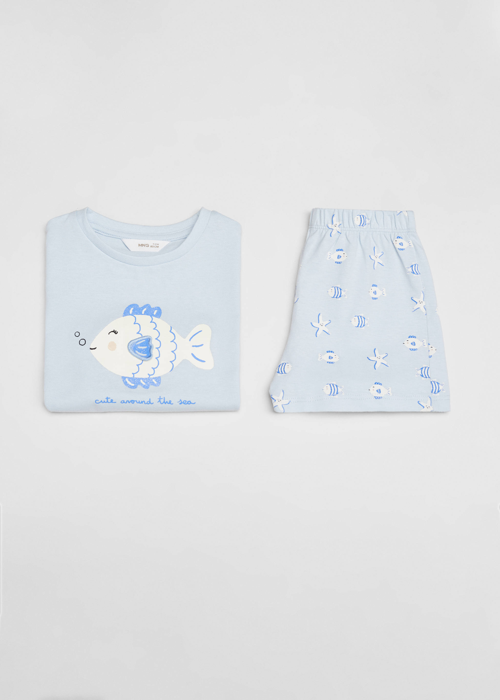 Printed short pyjamas - Details of the article 8