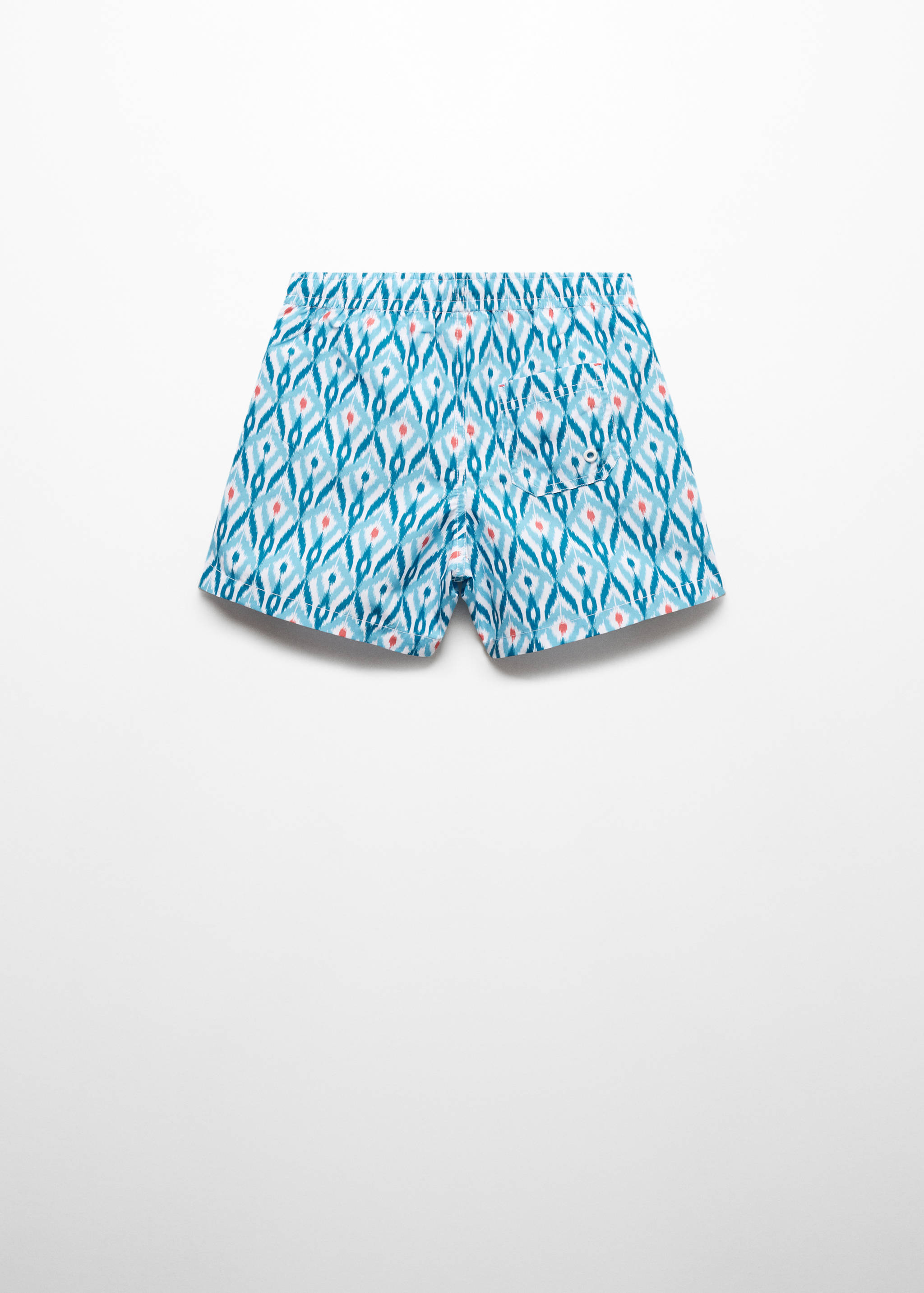 Badeshorts Ikat-Print - Rückseite des Artikels