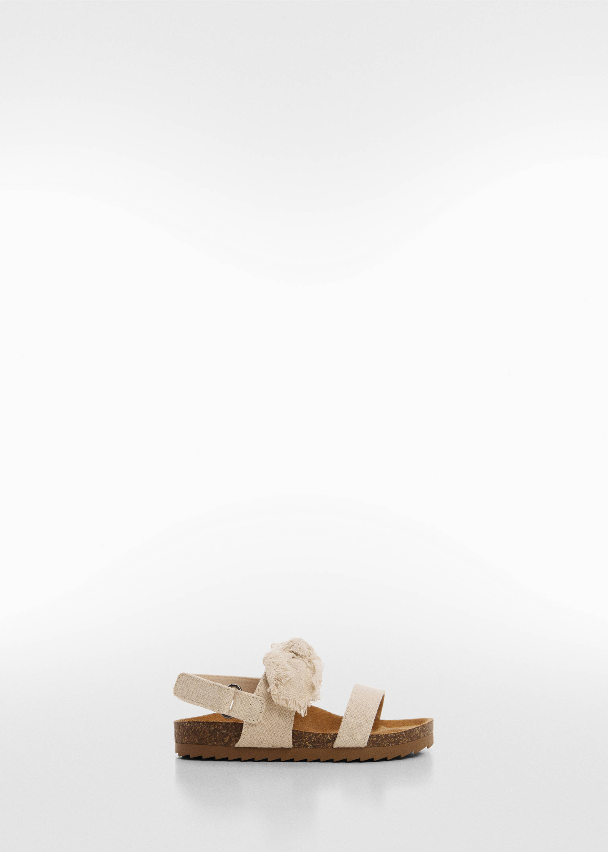 Strap sandals with bow - Article without model, White. Ref: 67016328-00.
