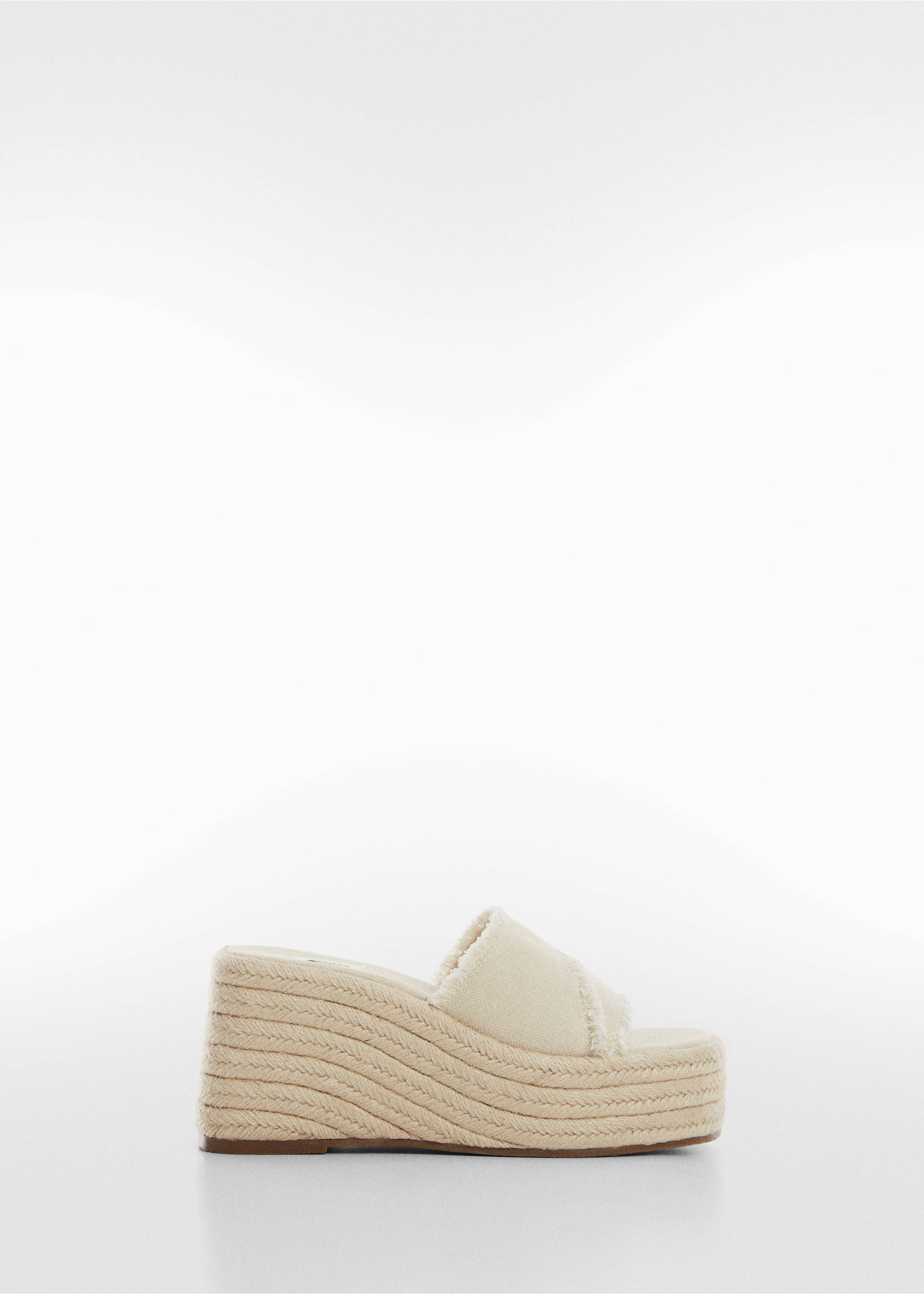 Esparto platform sandals - Article without model, Off White. Ref: 67016329-00.