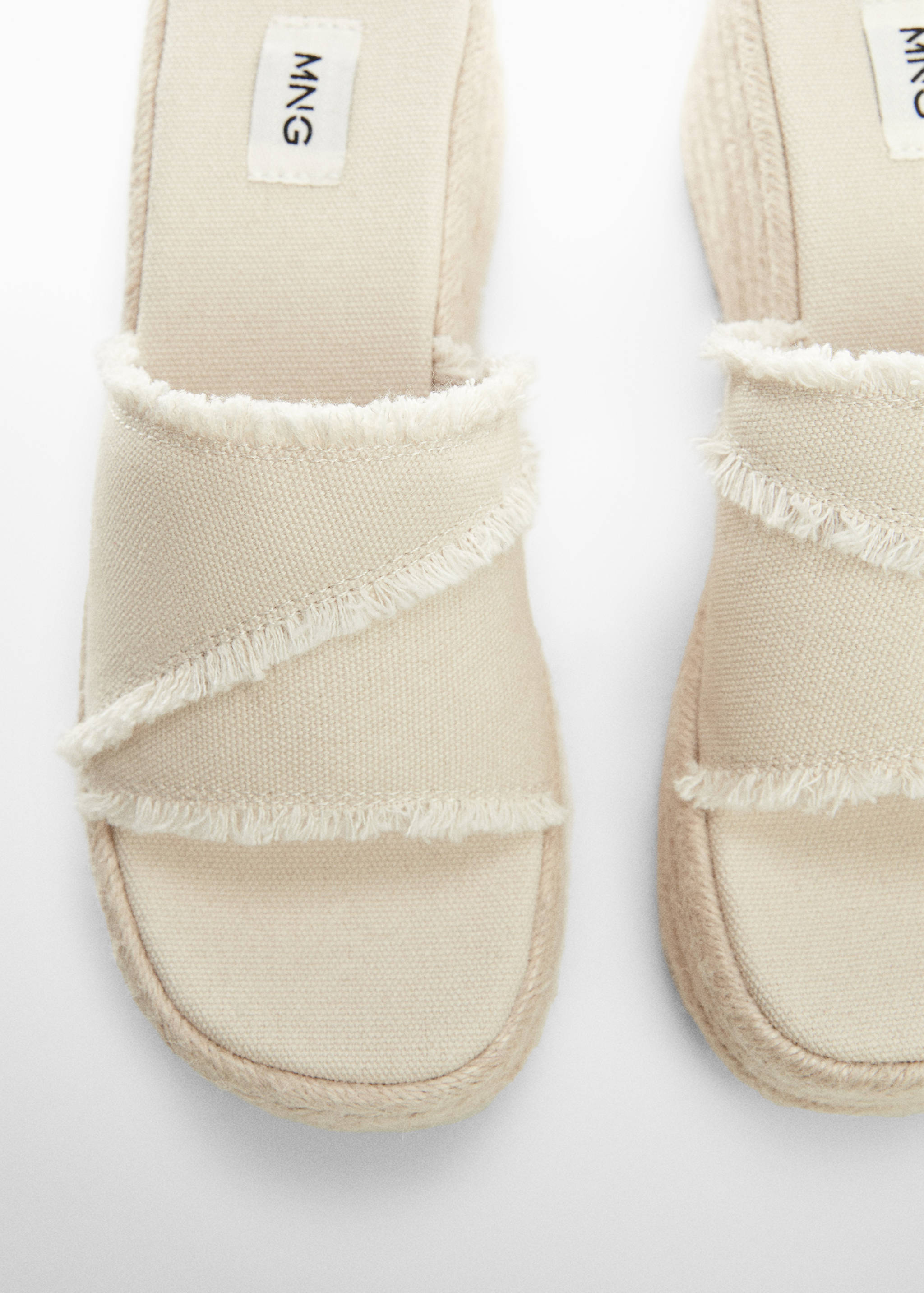 Esparto platform sandals - Details of the article 2