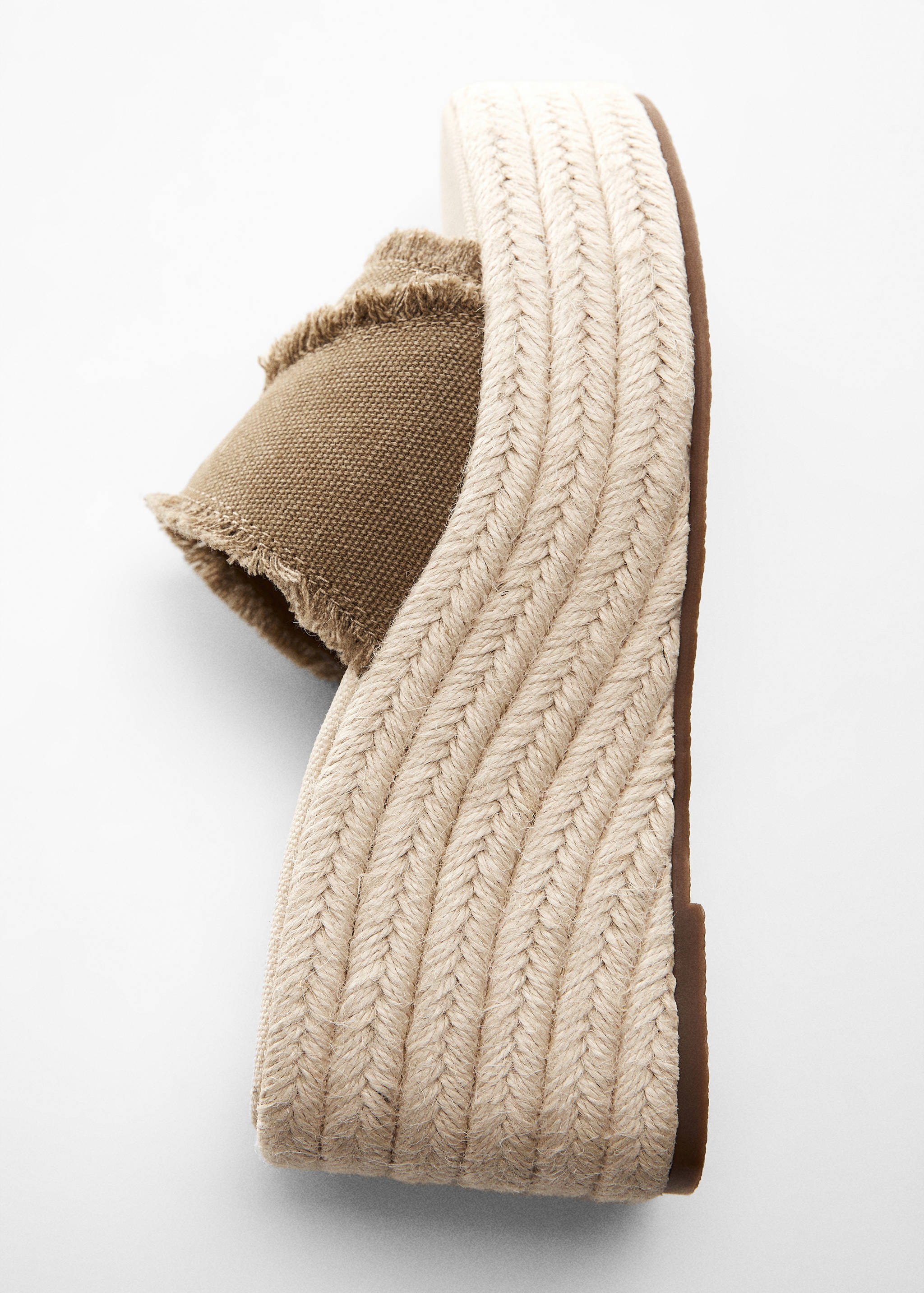 Esparto platform sandals - Details of the article 5