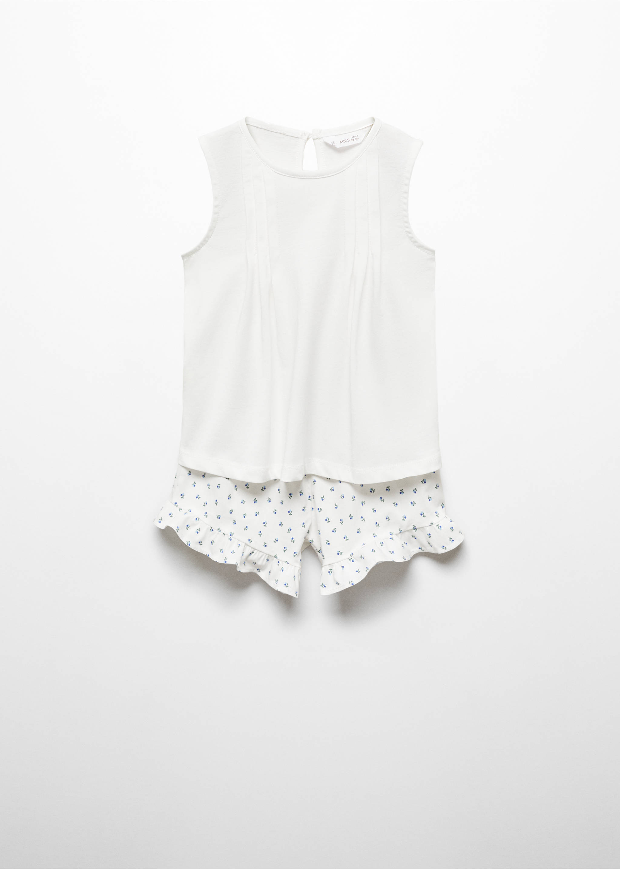 Printed short pyjamas - Article without model, Off White. Ref: 67016339-00.