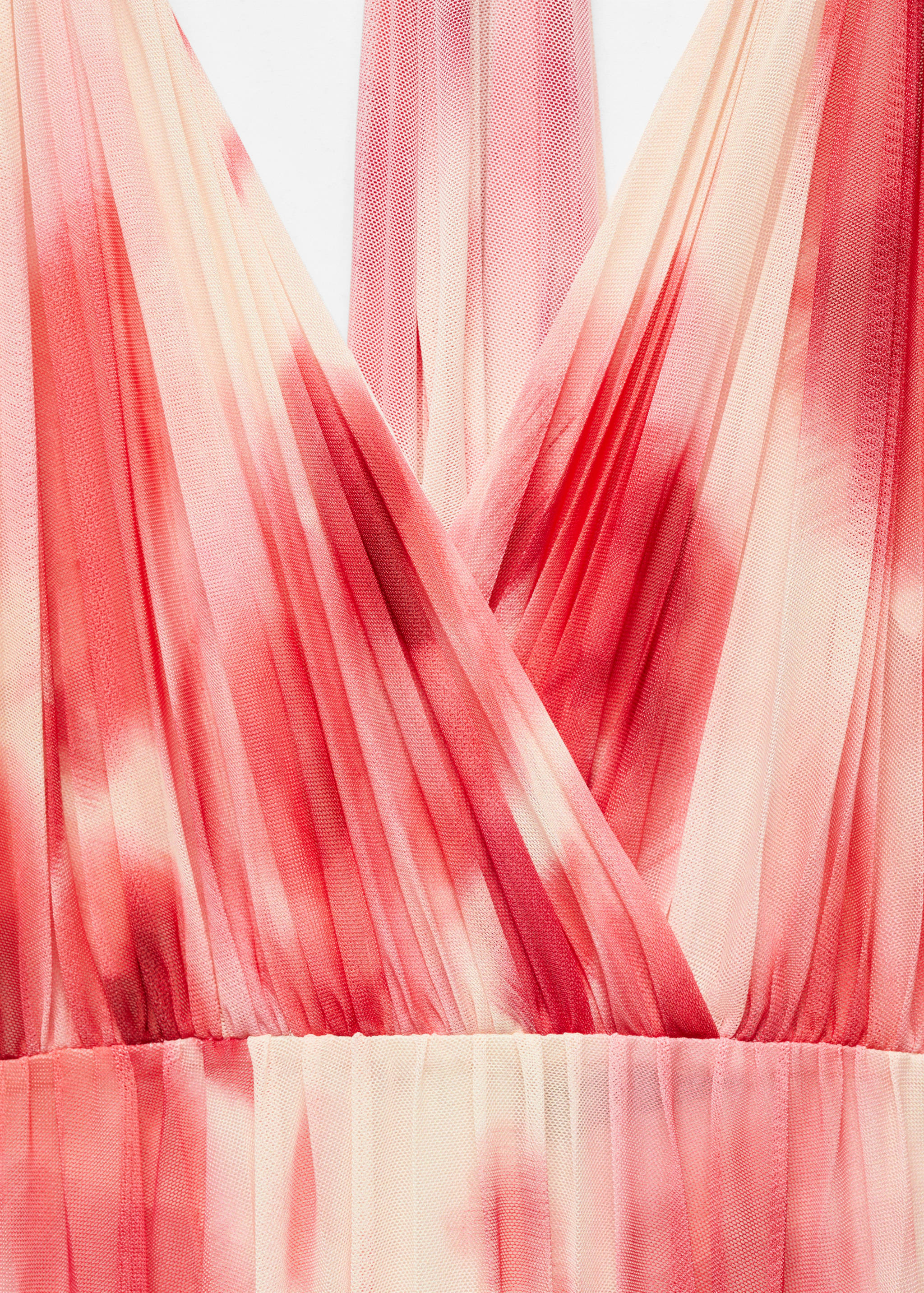 Printed pleated dress - Details of the article 8