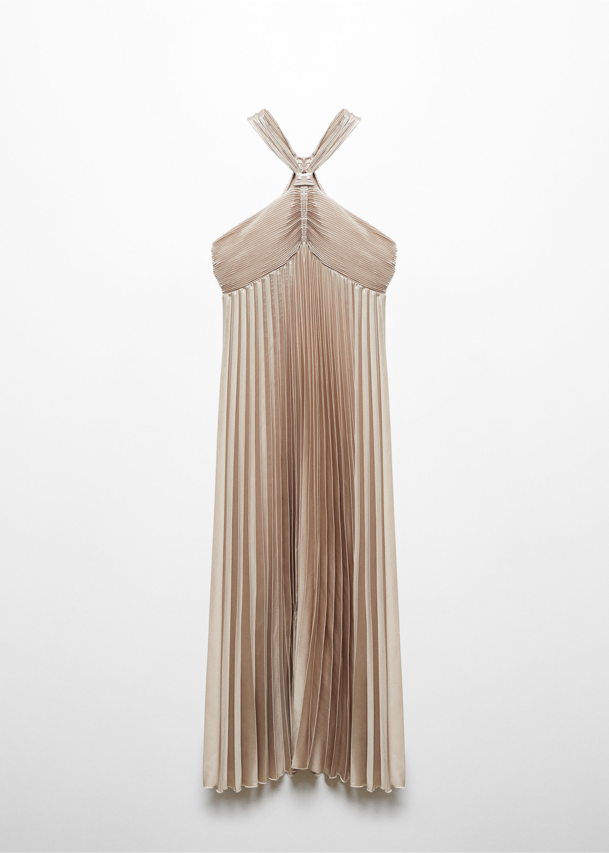 Pleated halter neck dress - Article without model