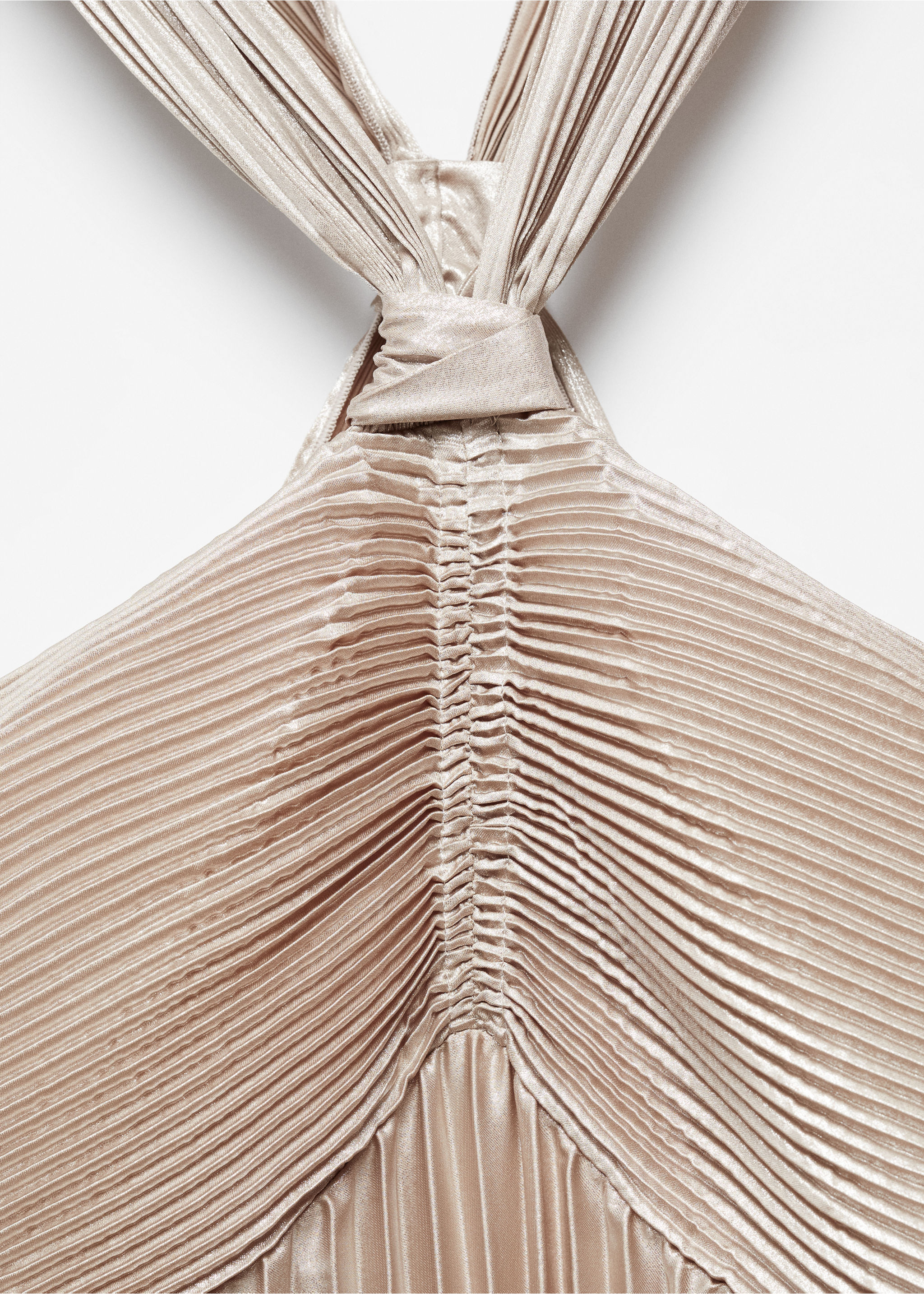 Pleated halter neck dress - Details of the article 8