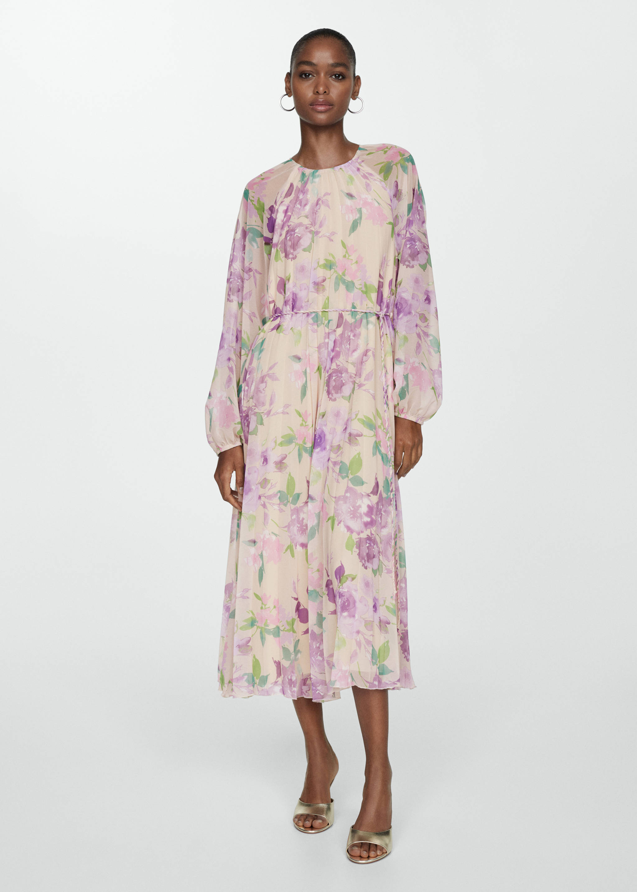 Vestit estampat floral - Pla general