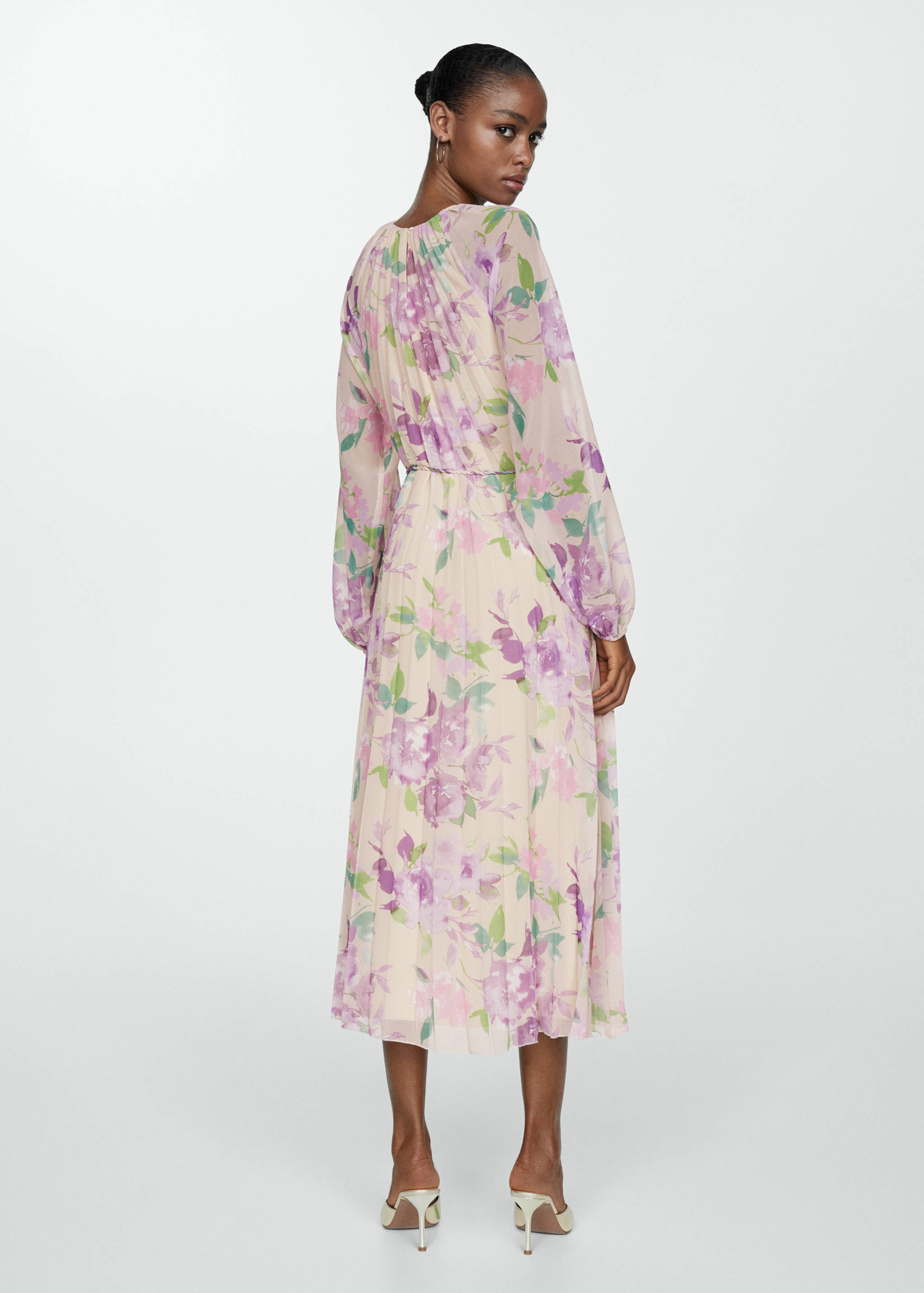 Vestit estampat floral - Revers de l'article