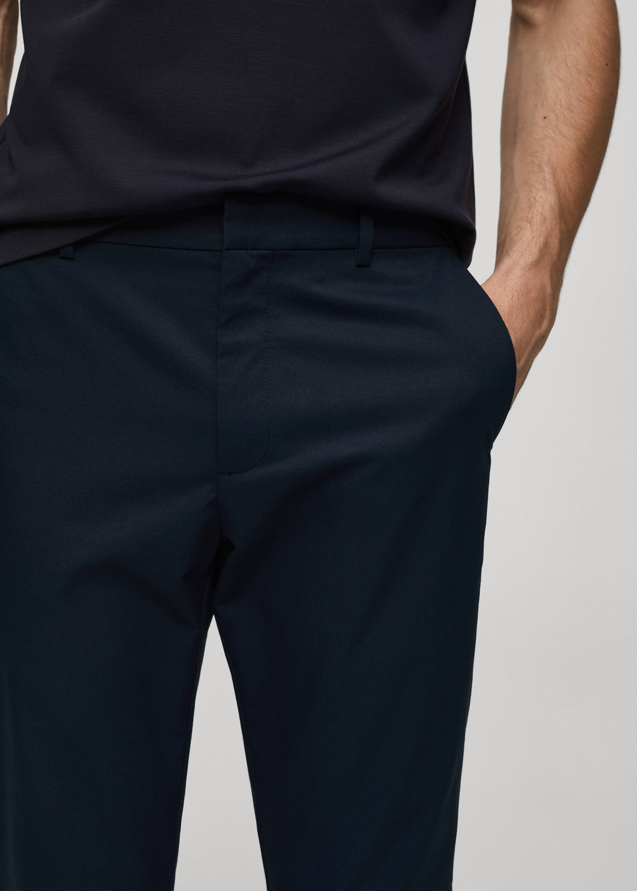 Technikai szövet slim fit nadrág - A termék adatai 1