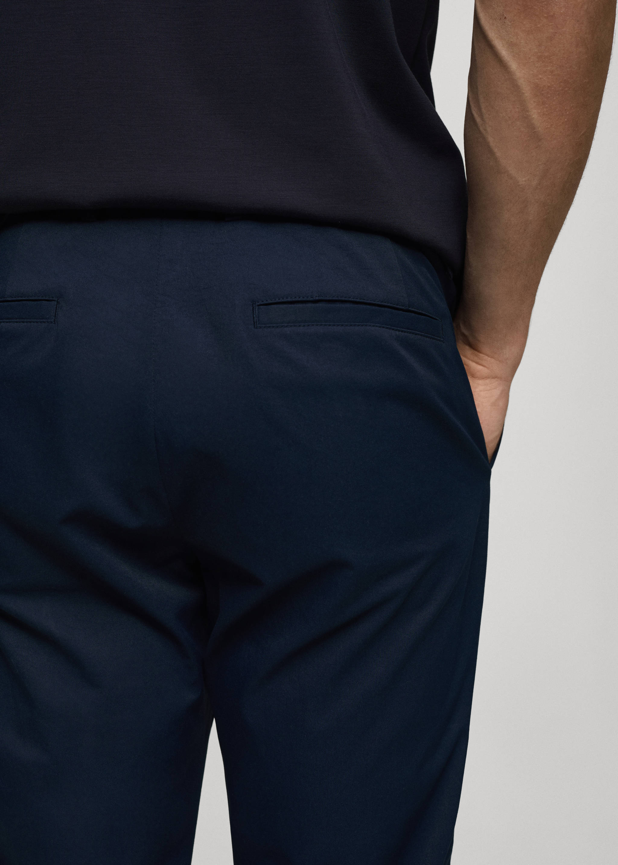 Technikai szövet slim fit nadrág - A termék adatai 6