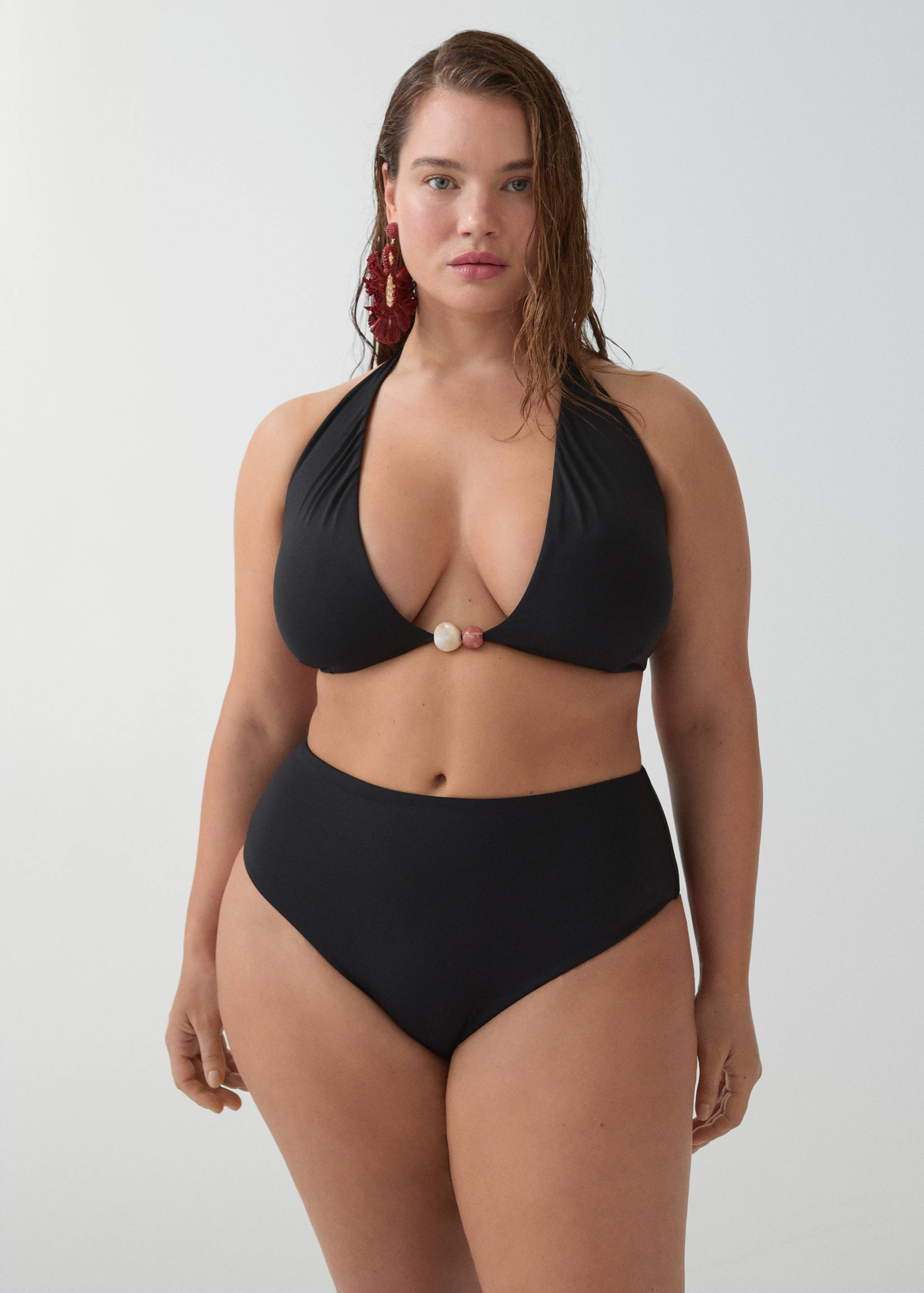 High-waist bikini bottoms - Details of the article 5