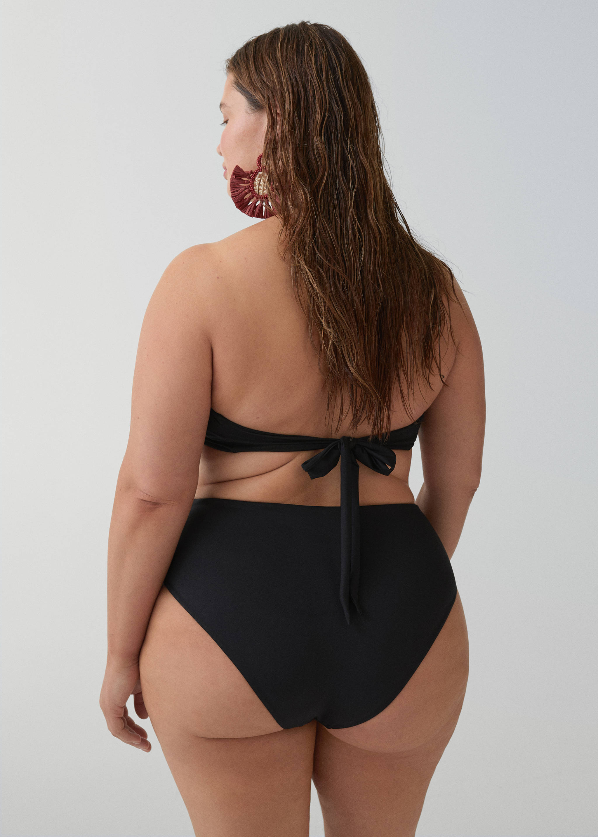 High-waist bikini bottoms - Details of the article 4