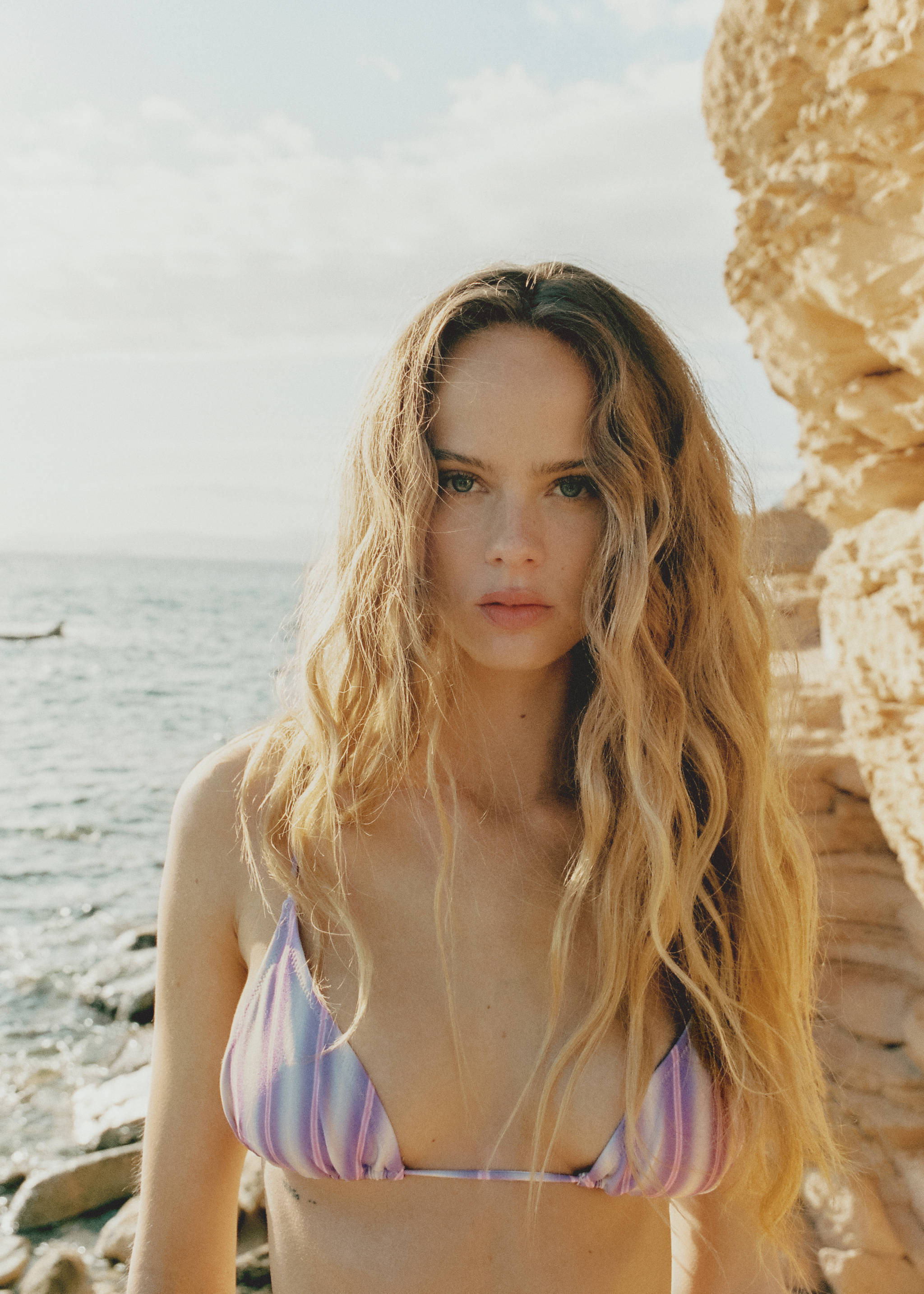 Striped bikini top - Details of the article 7