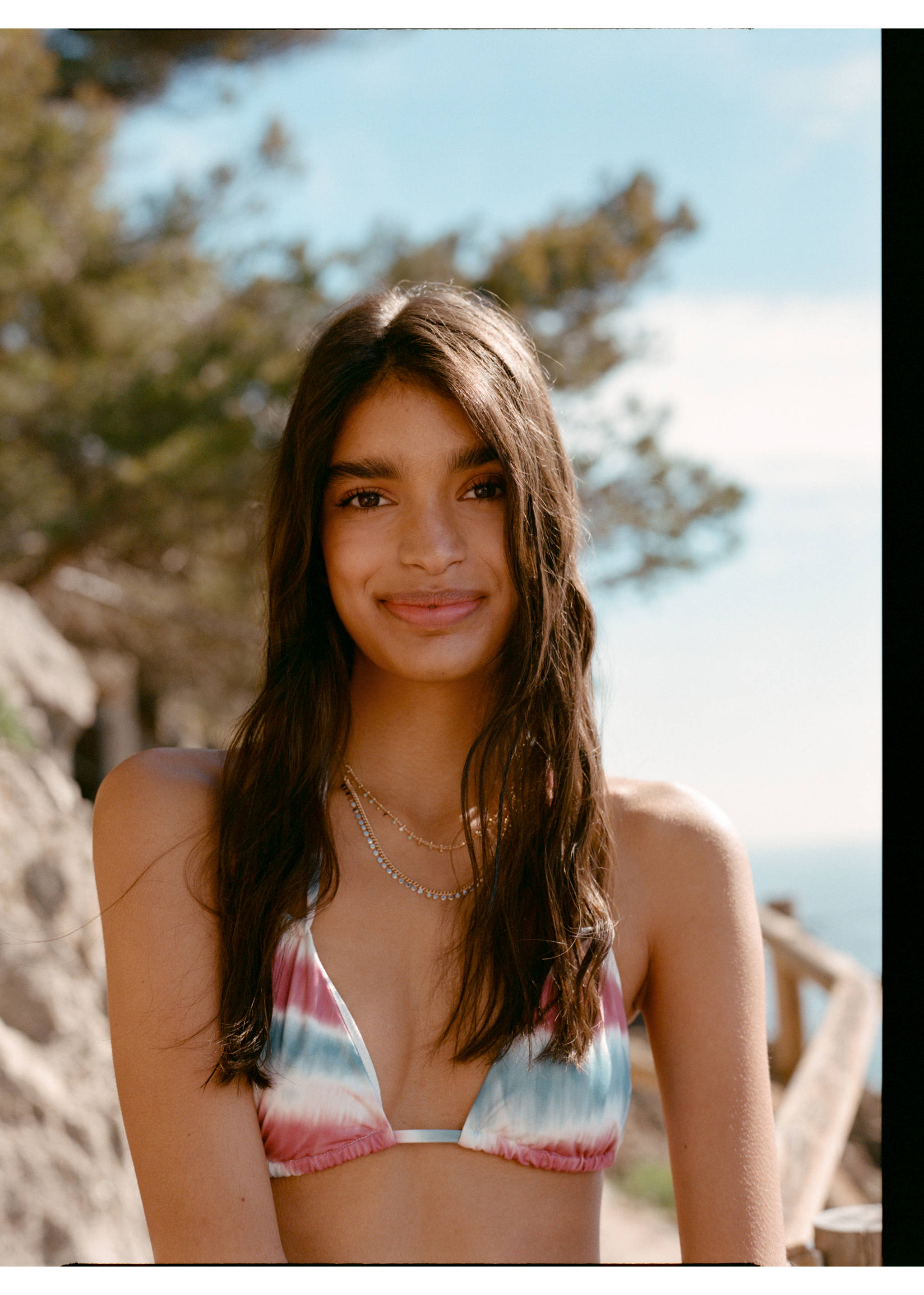 Tie-Dye-Bikini - Detail des Artikels 5, Wassergrün. Ref: 67016753-00.