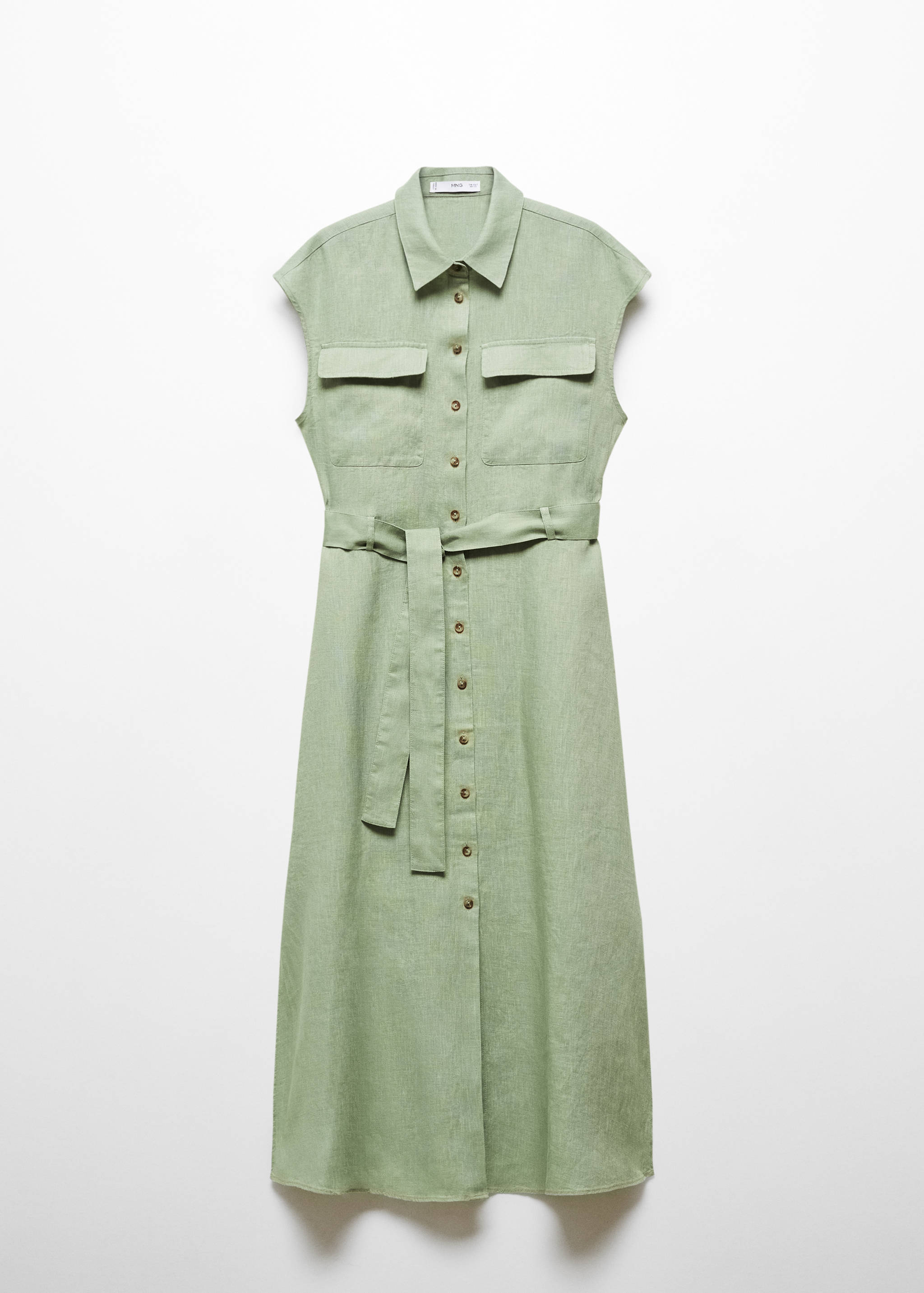 Hemdblusenkleid aus 100 % Leinen - Artikel ohne Model