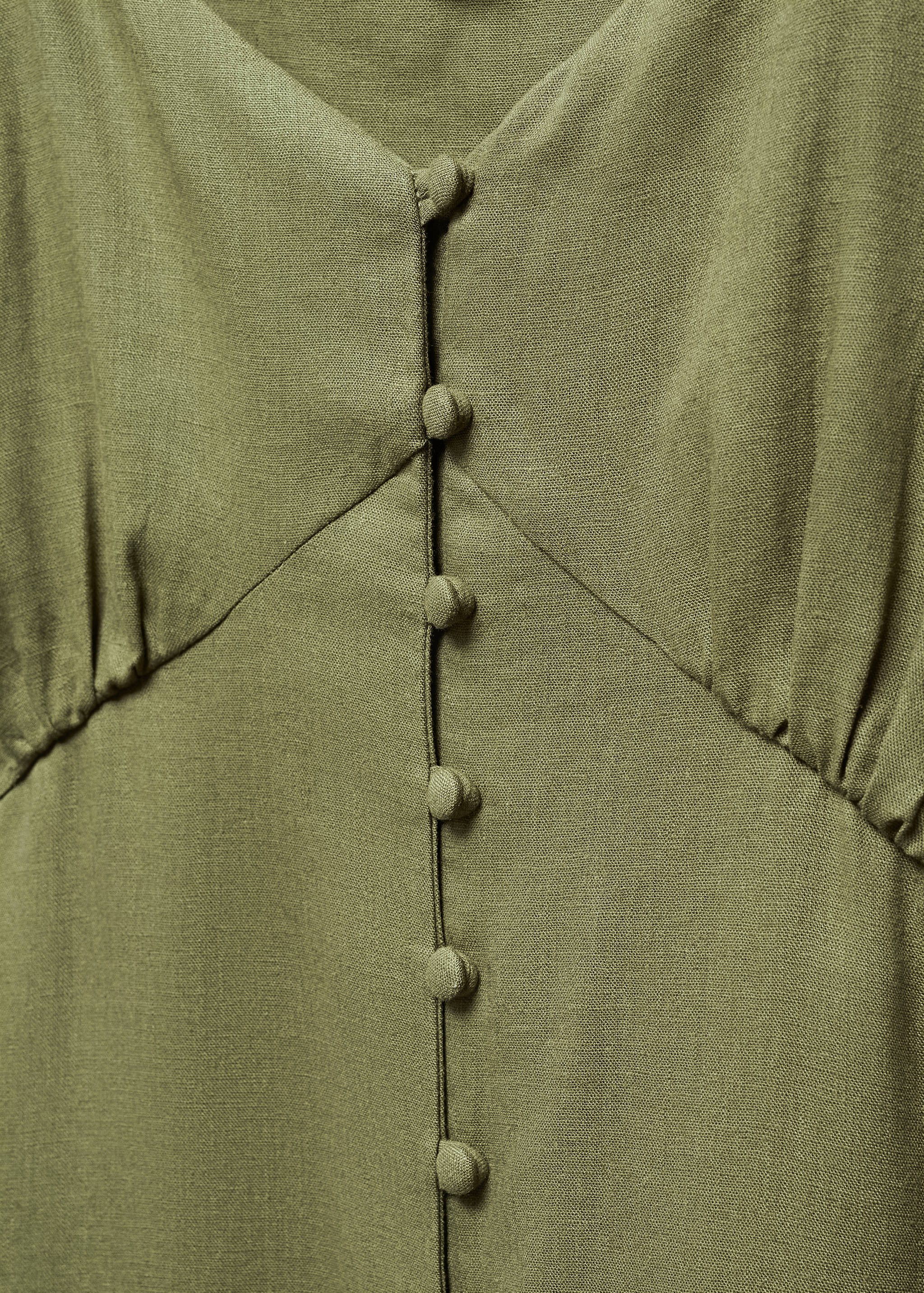 Vestido lino botones - Detalle del artículo 8