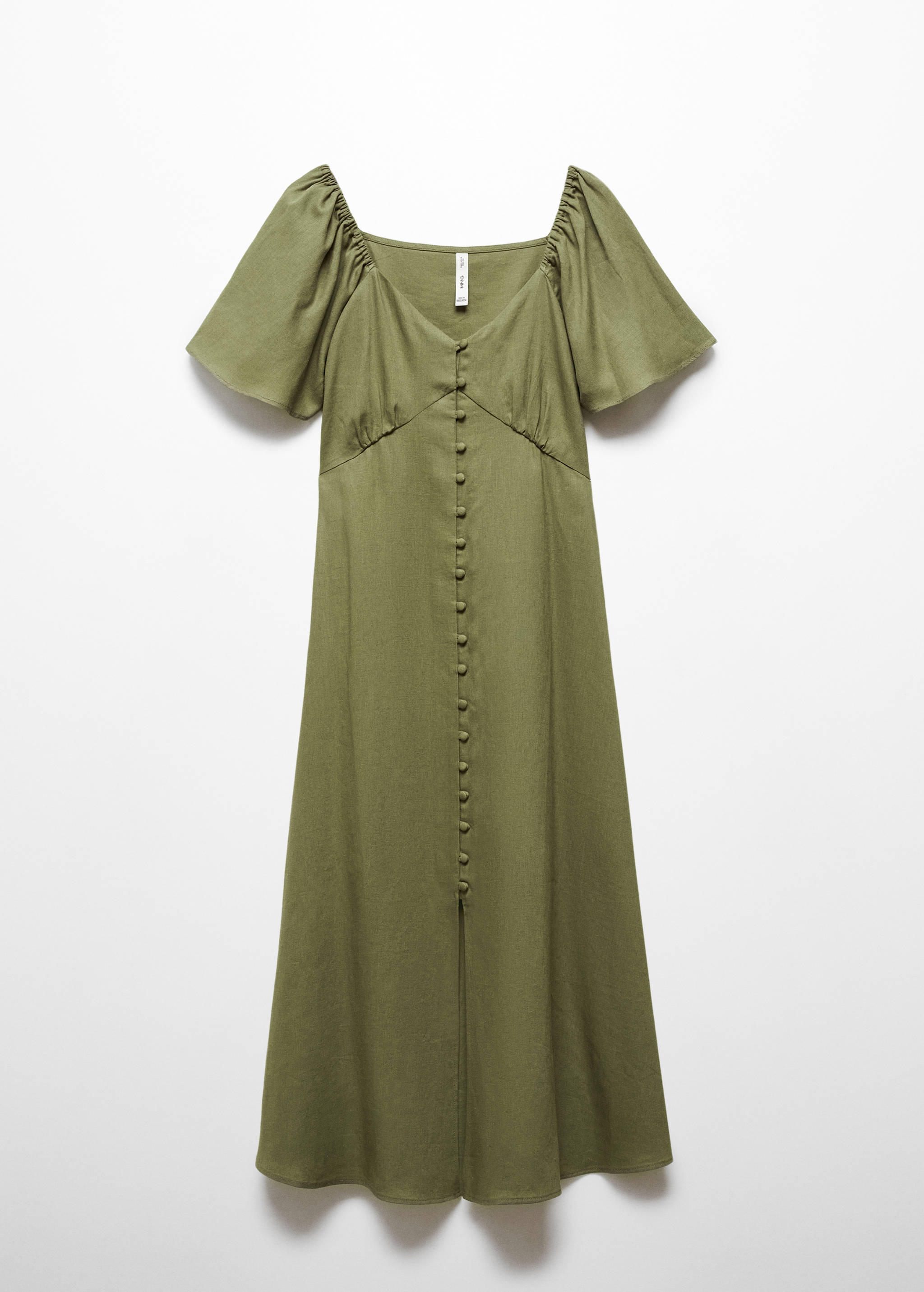 Leinenkleid mit Knöpfen - Artikel ohne Model