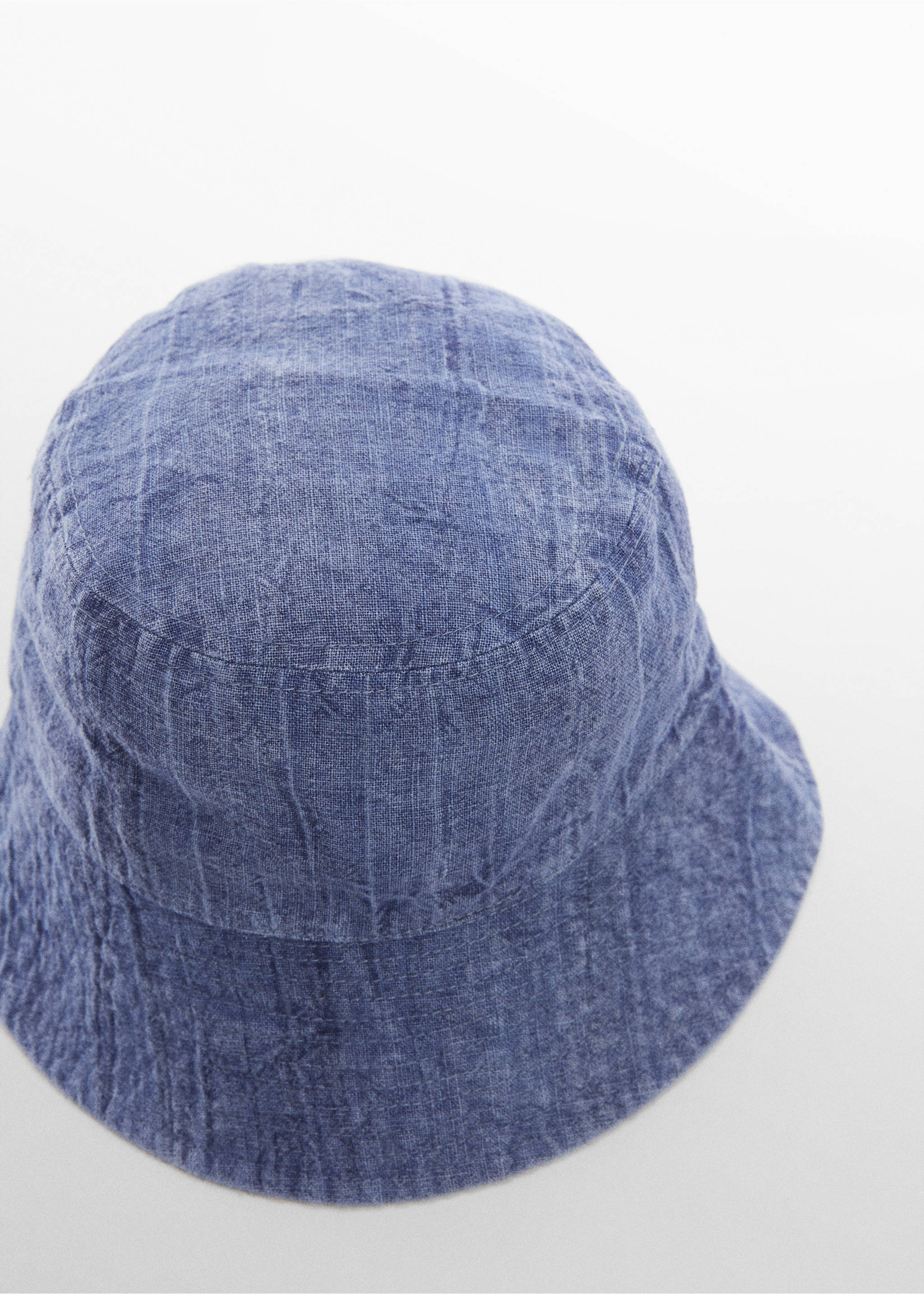 Bucket Hat - Mittlere Ansicht, Indigoblau. Ref: 67017116-00.