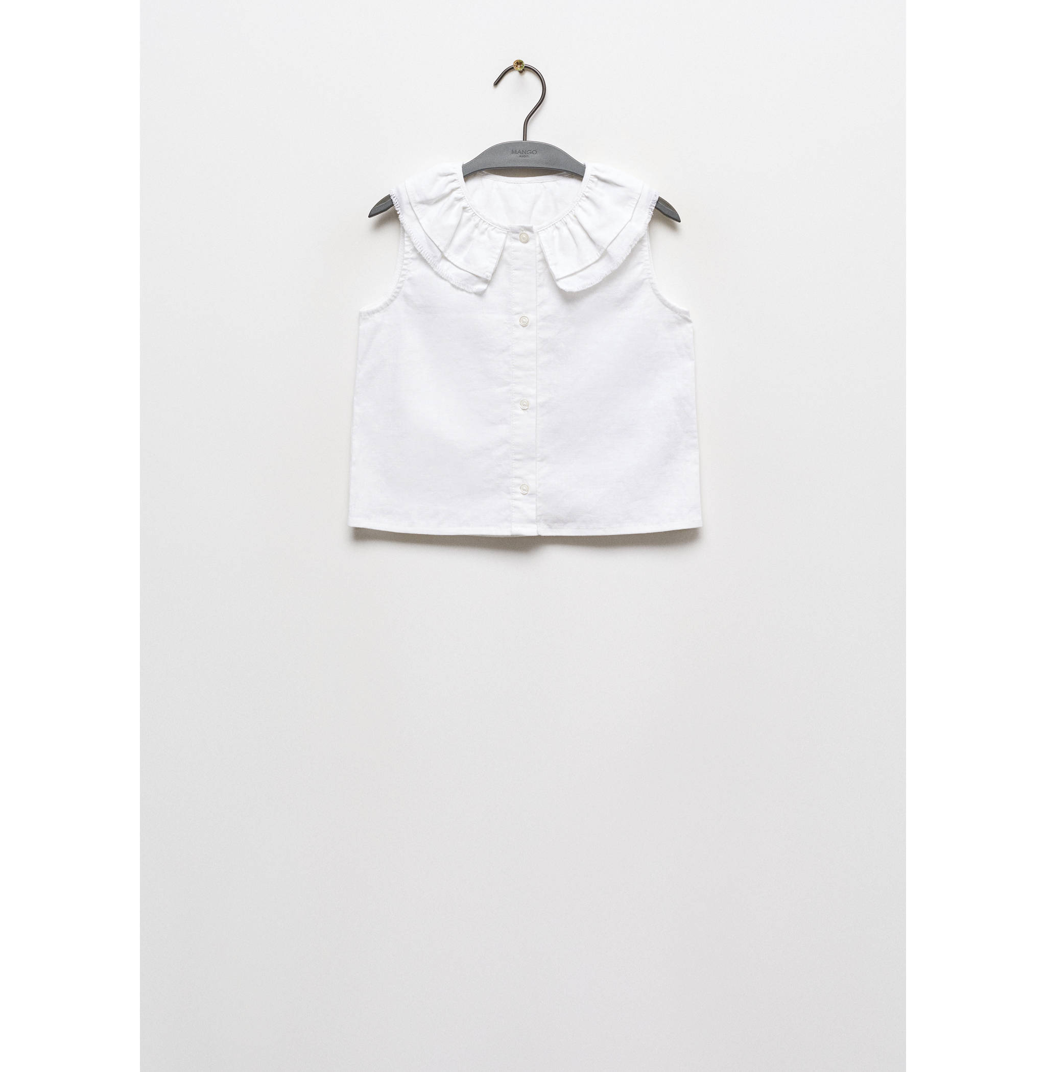 Lněná blůza s knoflíky - Zboží bez modelu