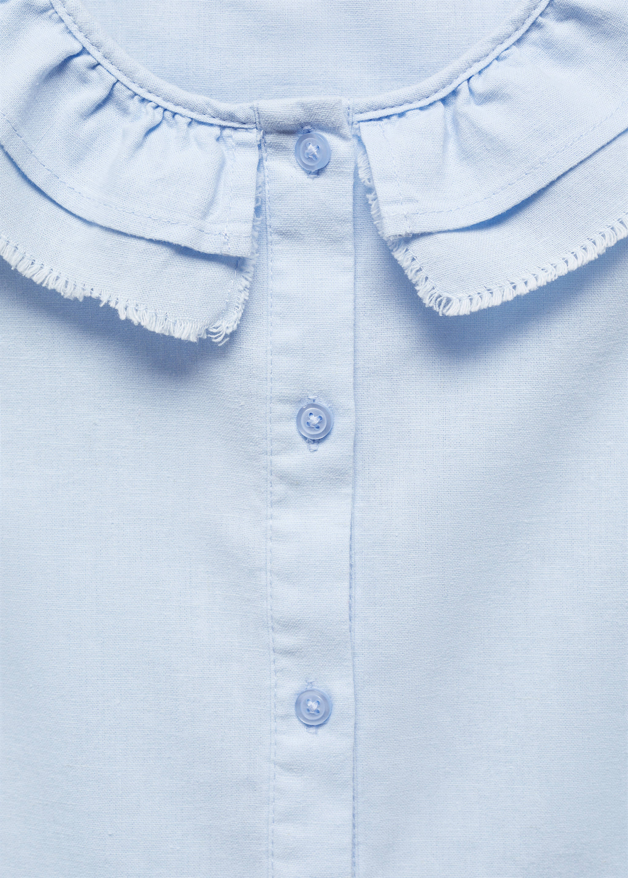 Lněná blůza s knoflíky - Detail zboží 8