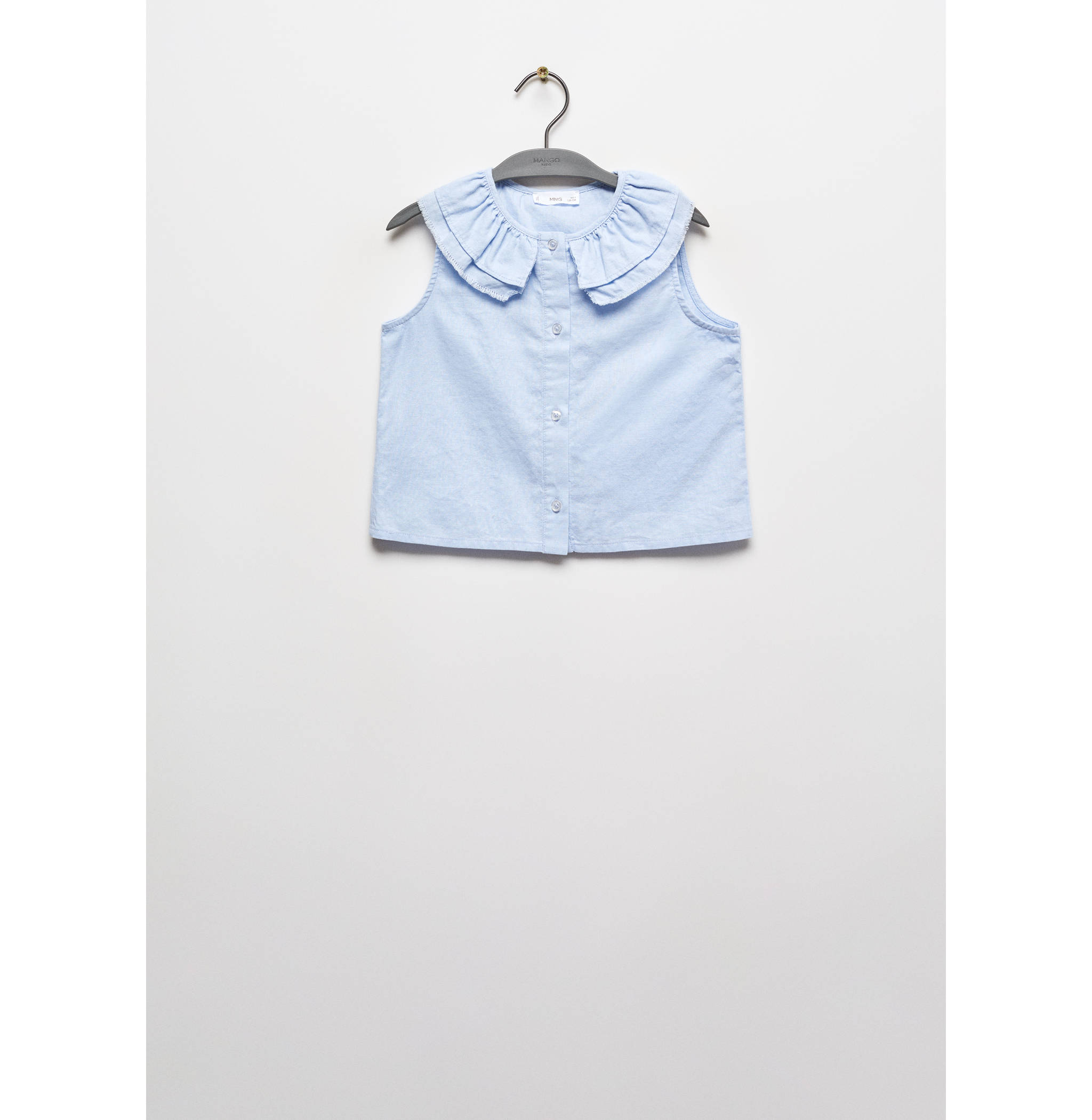 Lněná blůza s knoflíky - Zboží bez modelu