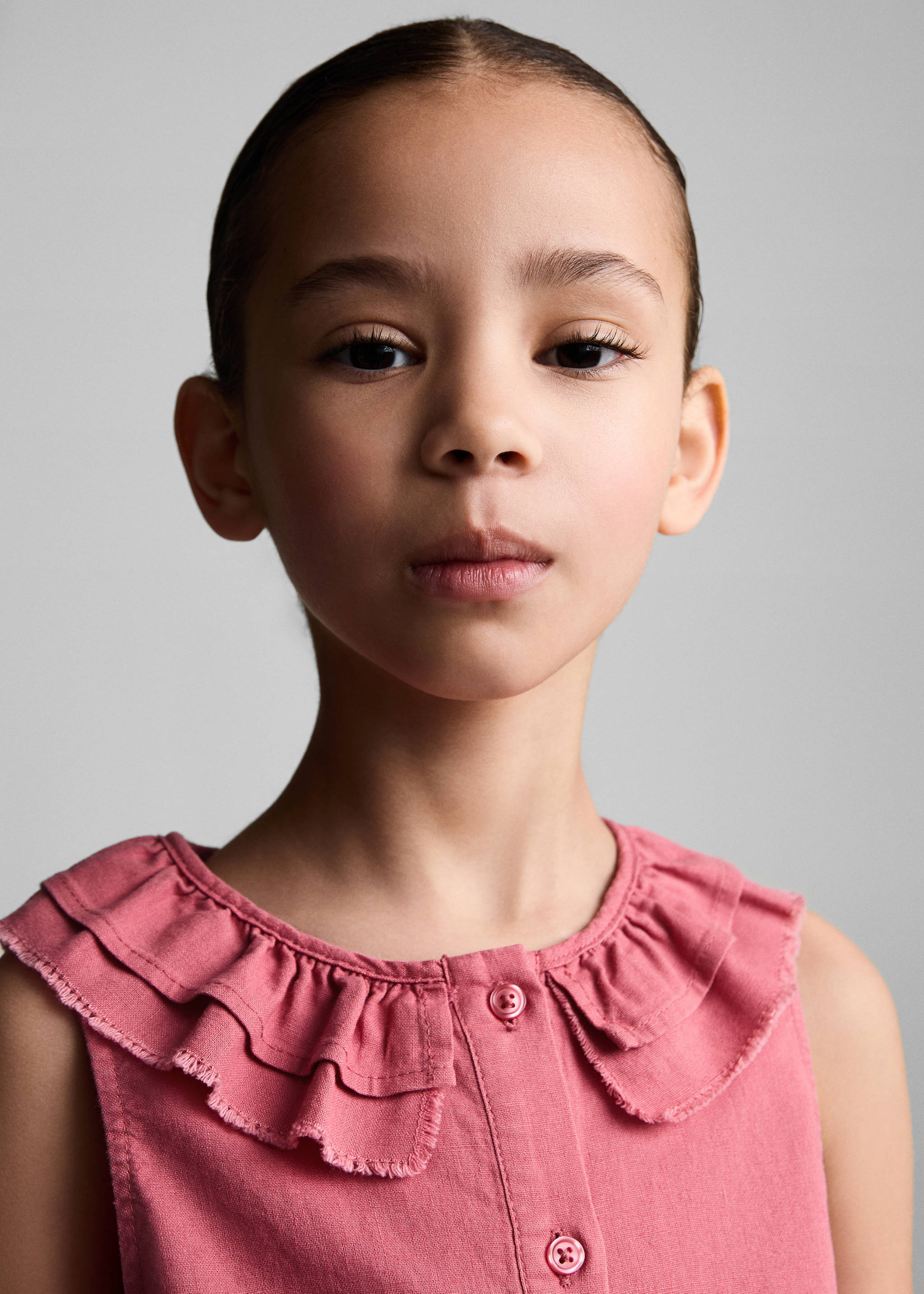 Lněná blůza s knoflíky - Detail zboží 1