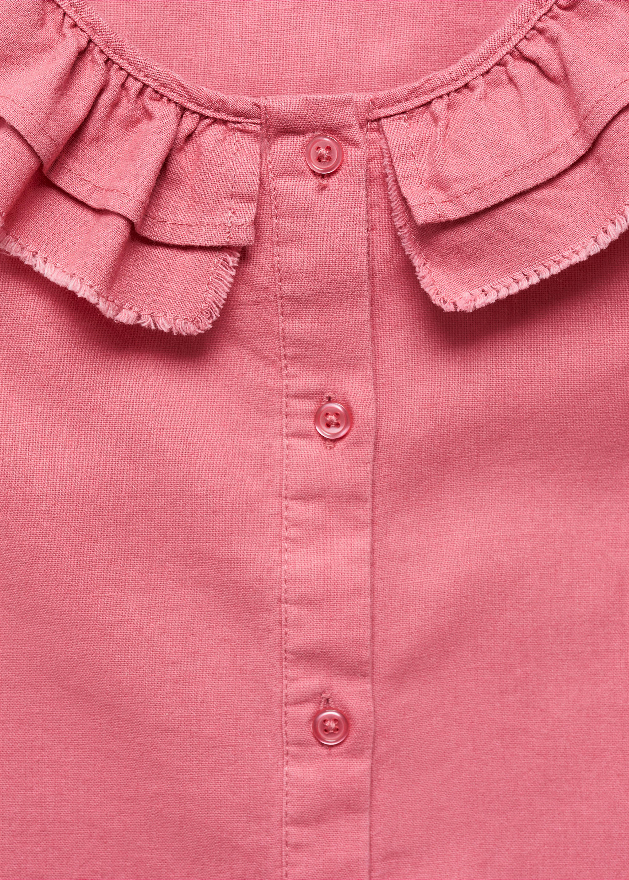 Lněná blůza s knoflíky - Detail zboží 8, Jahoda. Ref: 67017118-00.