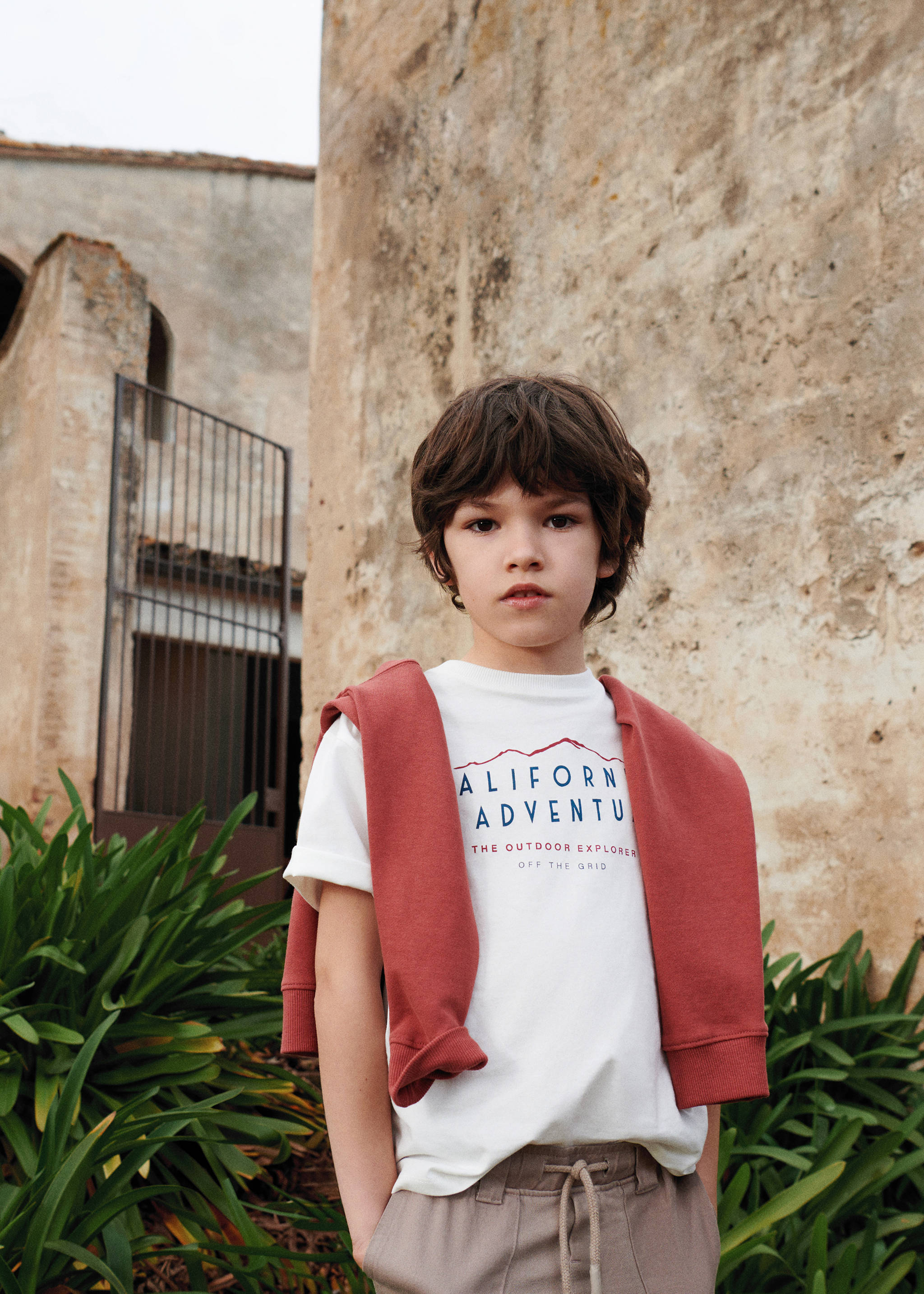 Printed message T-shirt - General plane
