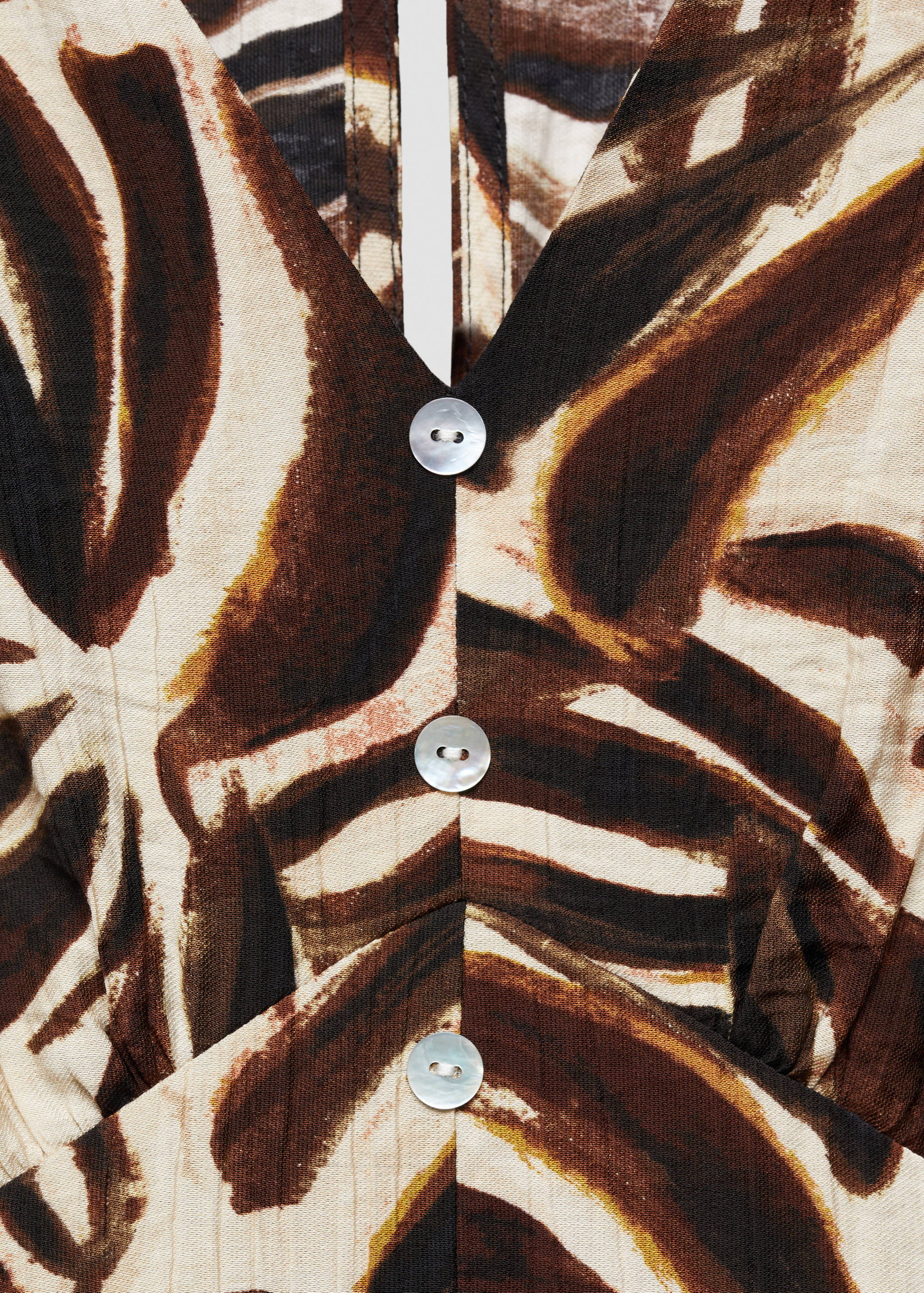 Robe imprimée col V - Détail de l'article 8