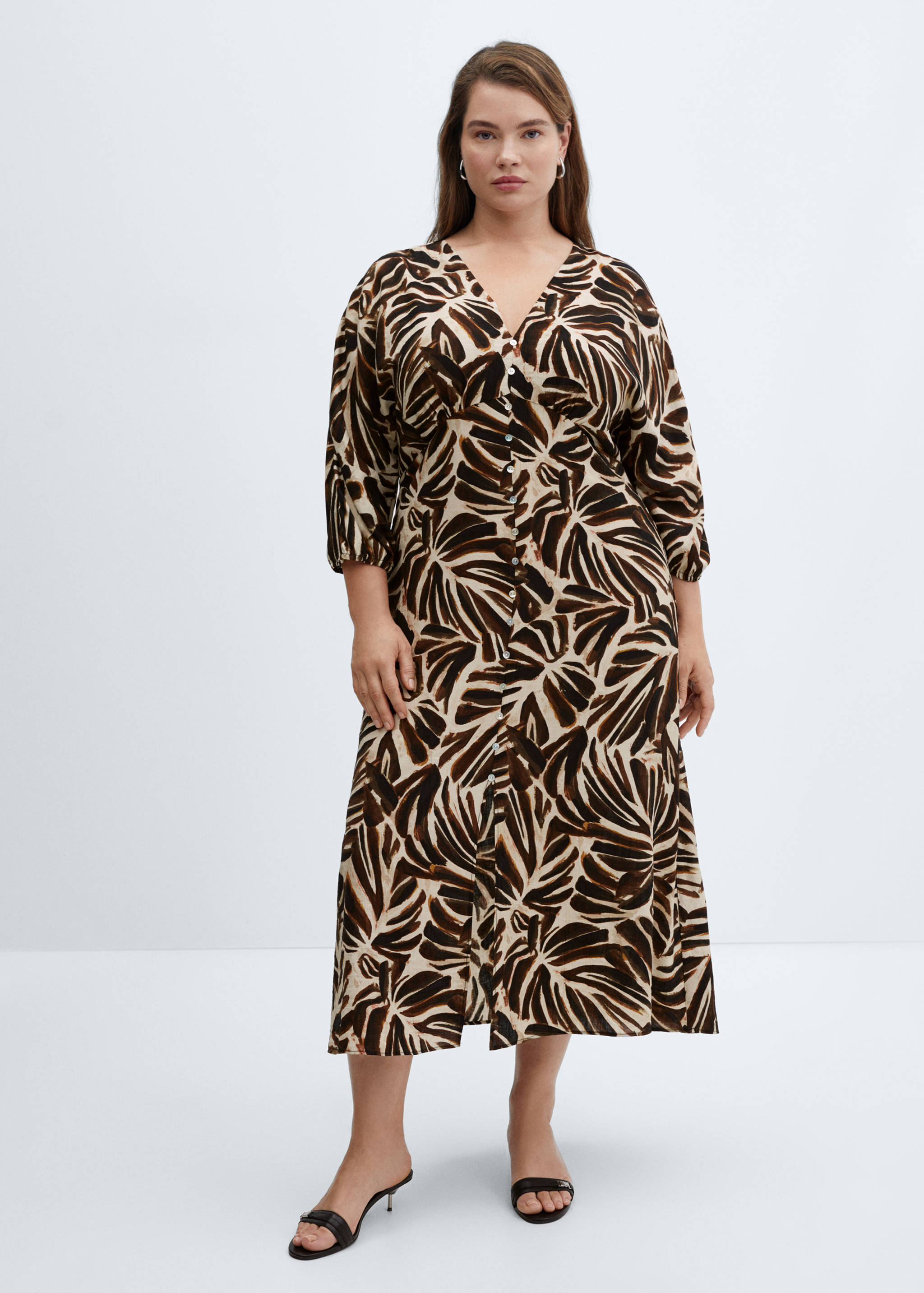 Robe imprimée col V - Détail de l'article 3