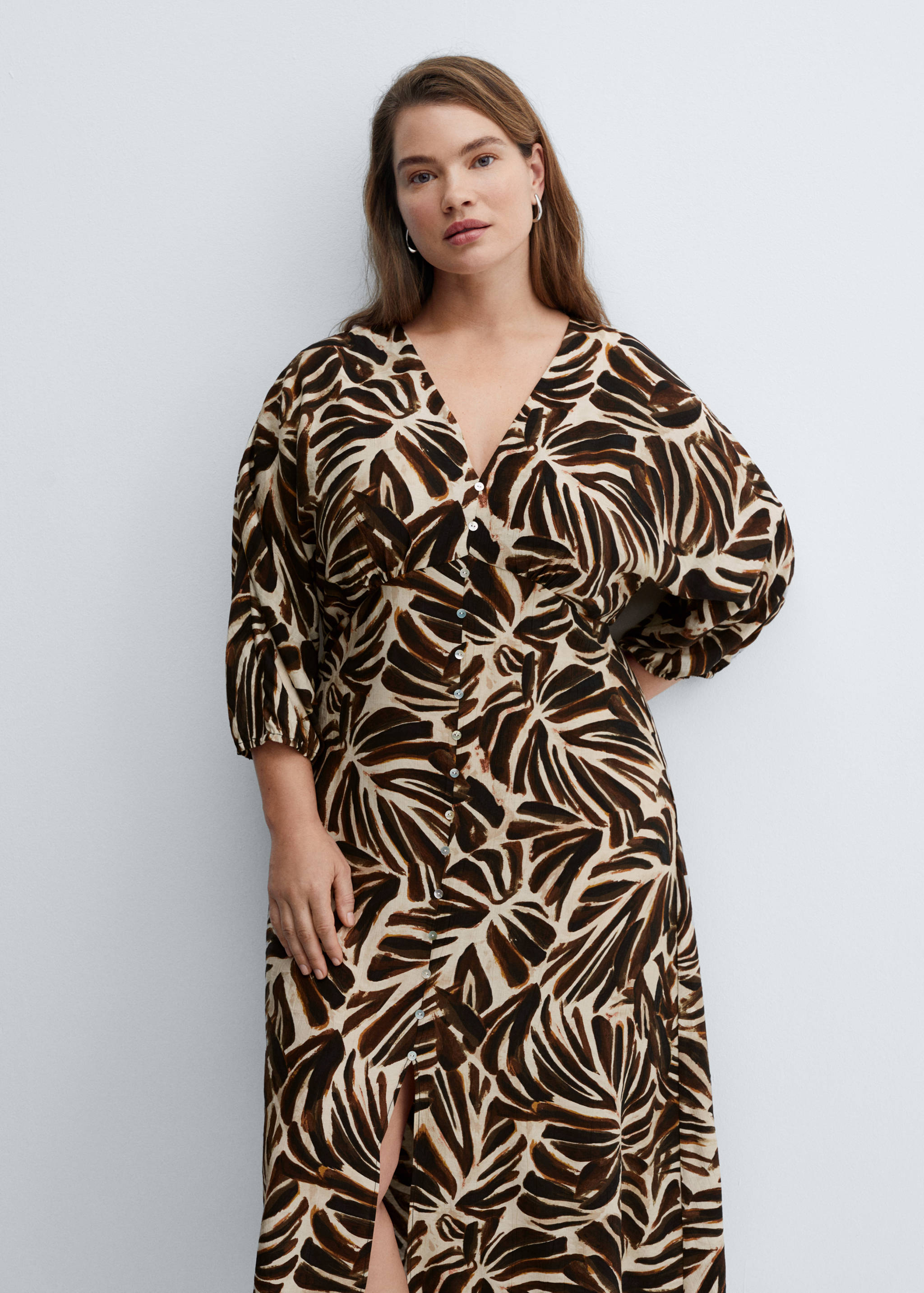 Robe imprimée col V - Détail de l'article 5