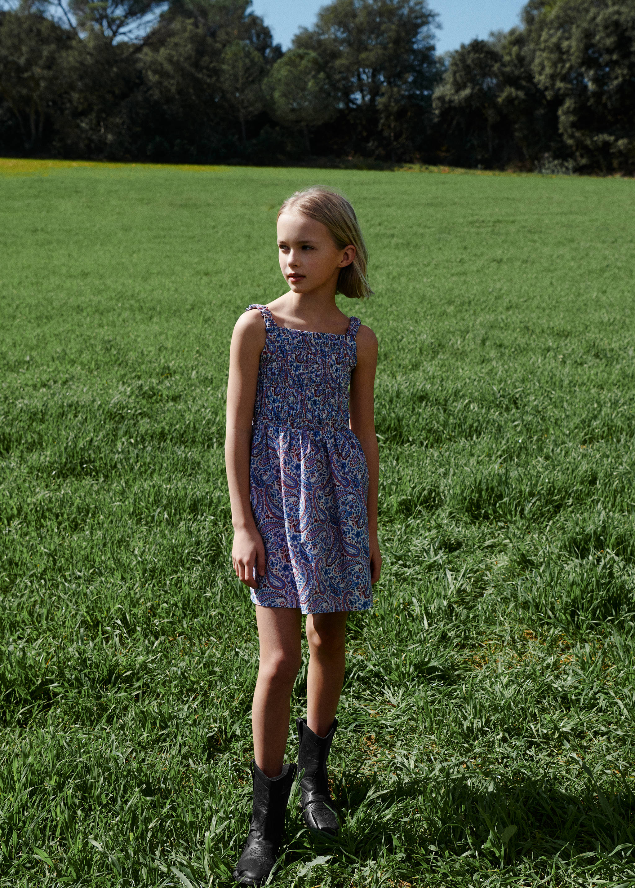 Kleid mit Paisley-Muster - Detail des Artikels 5