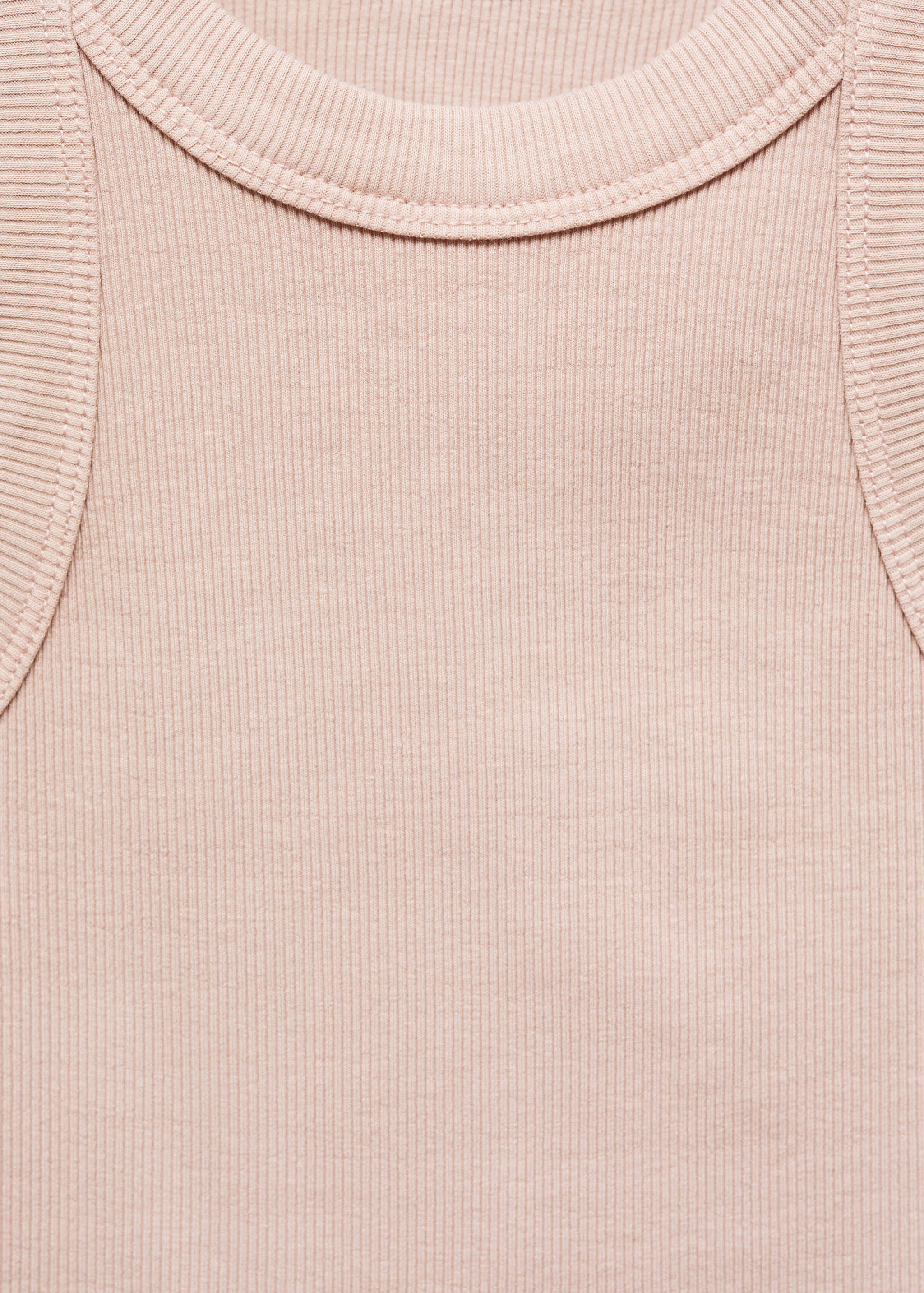 Ribbed strap T-shirt - Details of the article 8