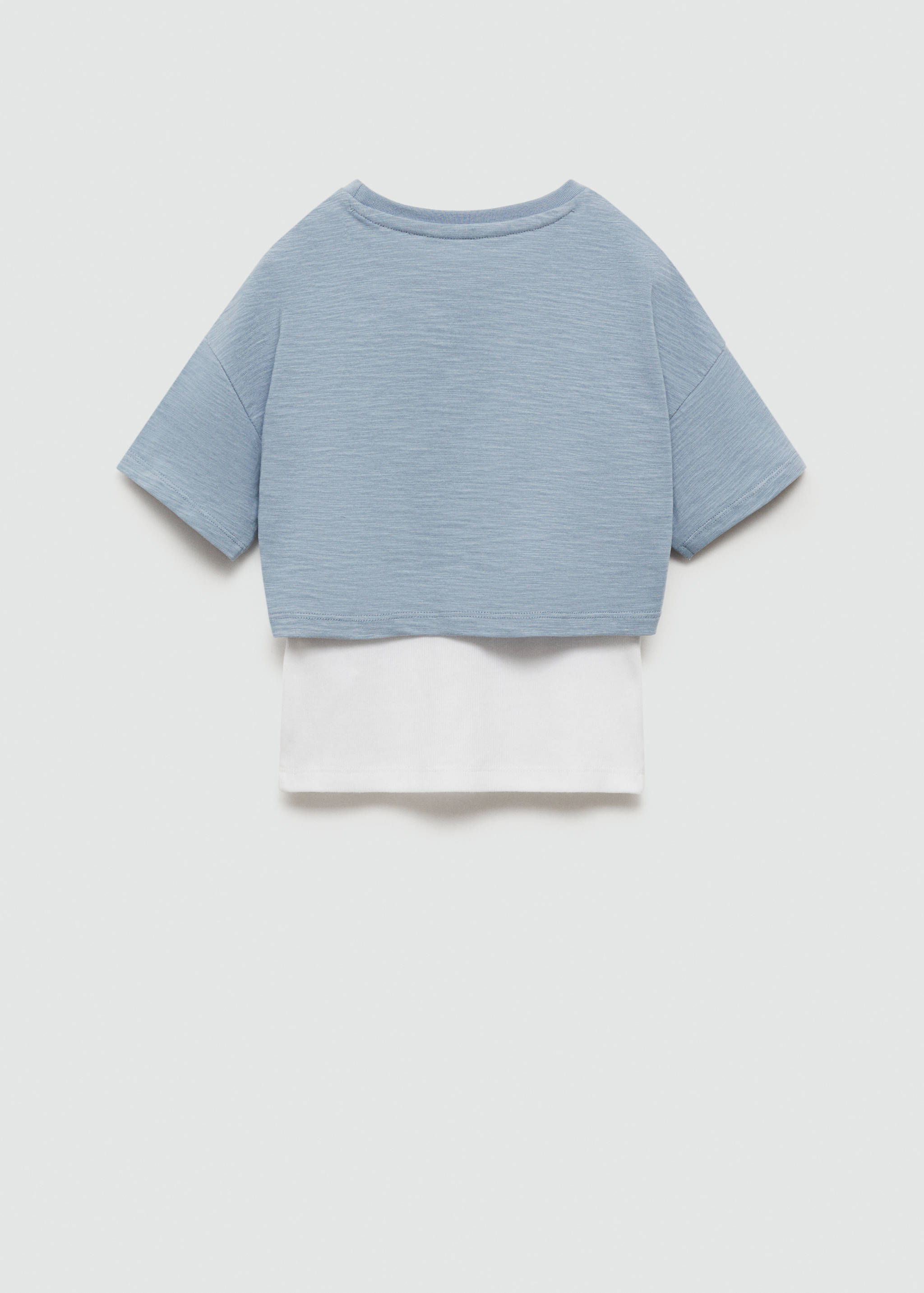 Double-layer printed t-shirt - Reverse of the article