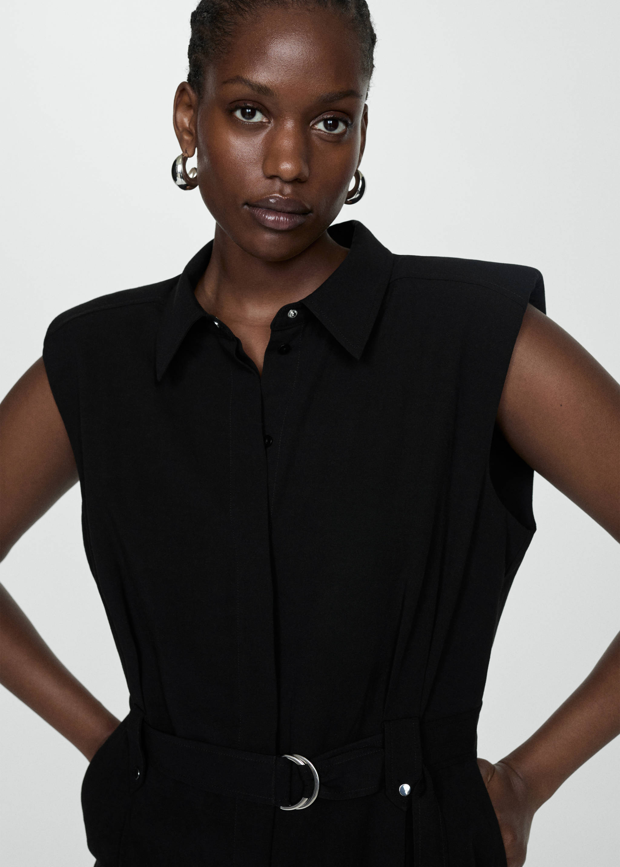 Jumpsuit skärp pressveck - Detaljer om artikeln 4