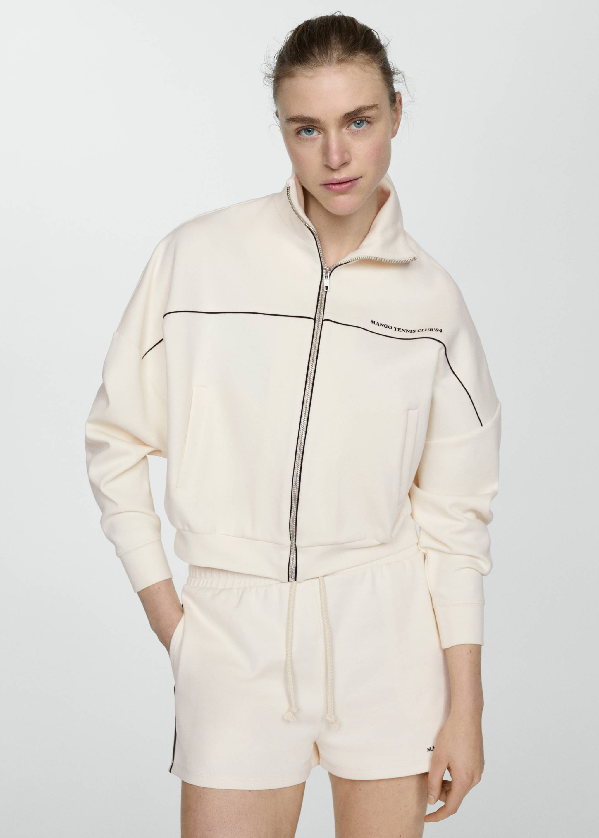 Zip-up sweatshirt - Medium plane