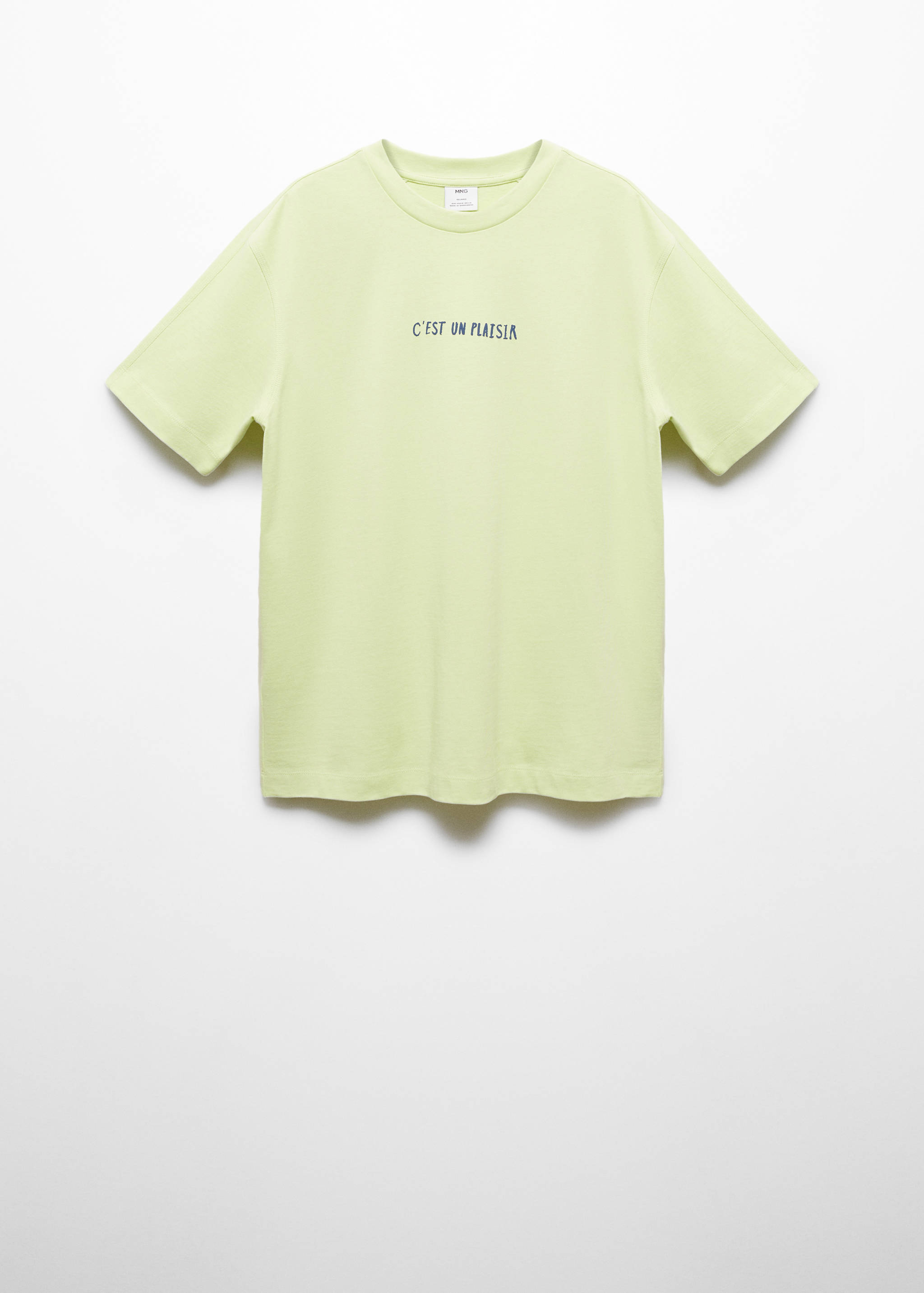 Gemustertes T-Shirt aus 100 % Baumwolle - Artikel ohne Model